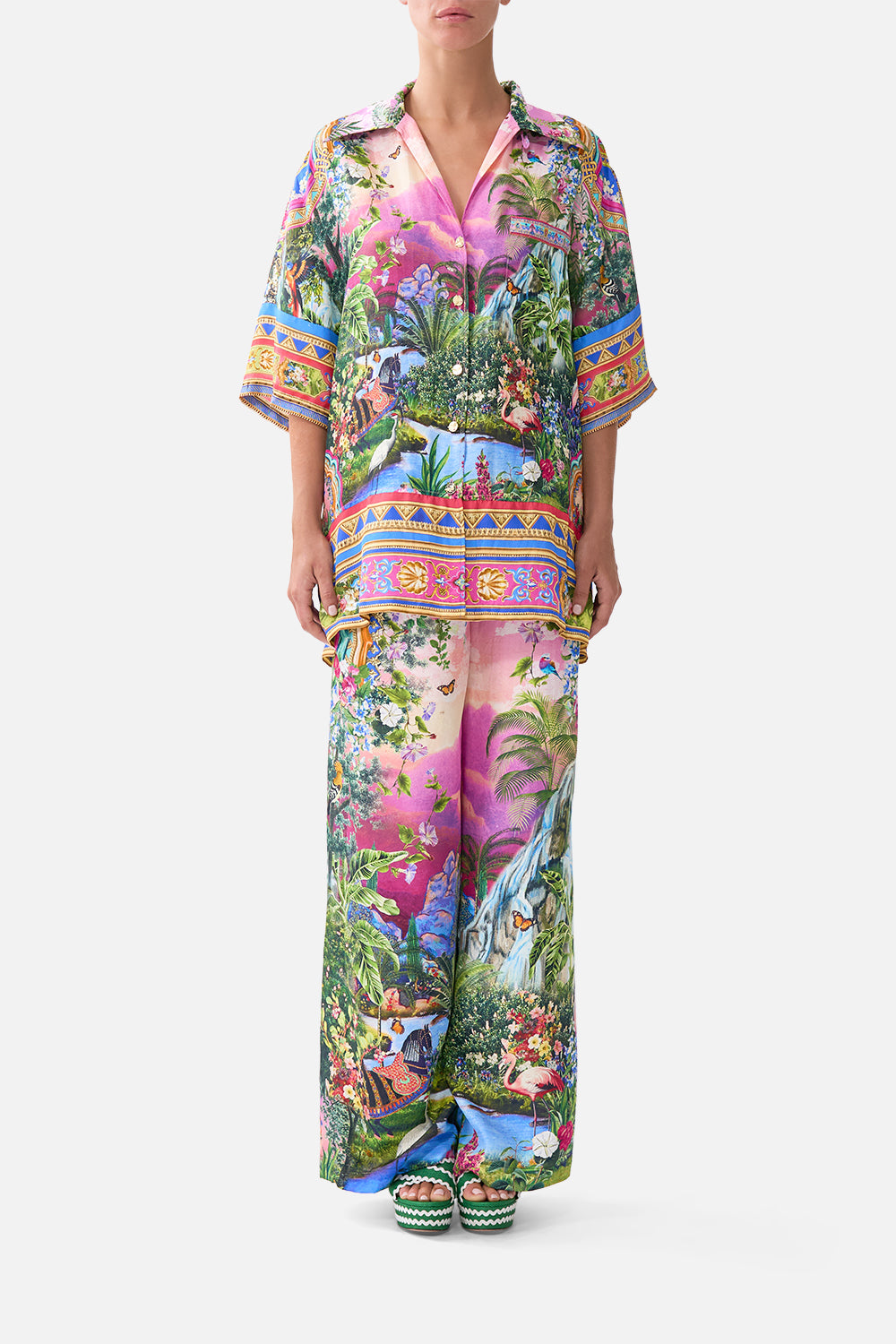 The CAMILLA OVERSIZED SHIRT WITH POCKET TURKISH DELIGHTTURKISH DELIGHT