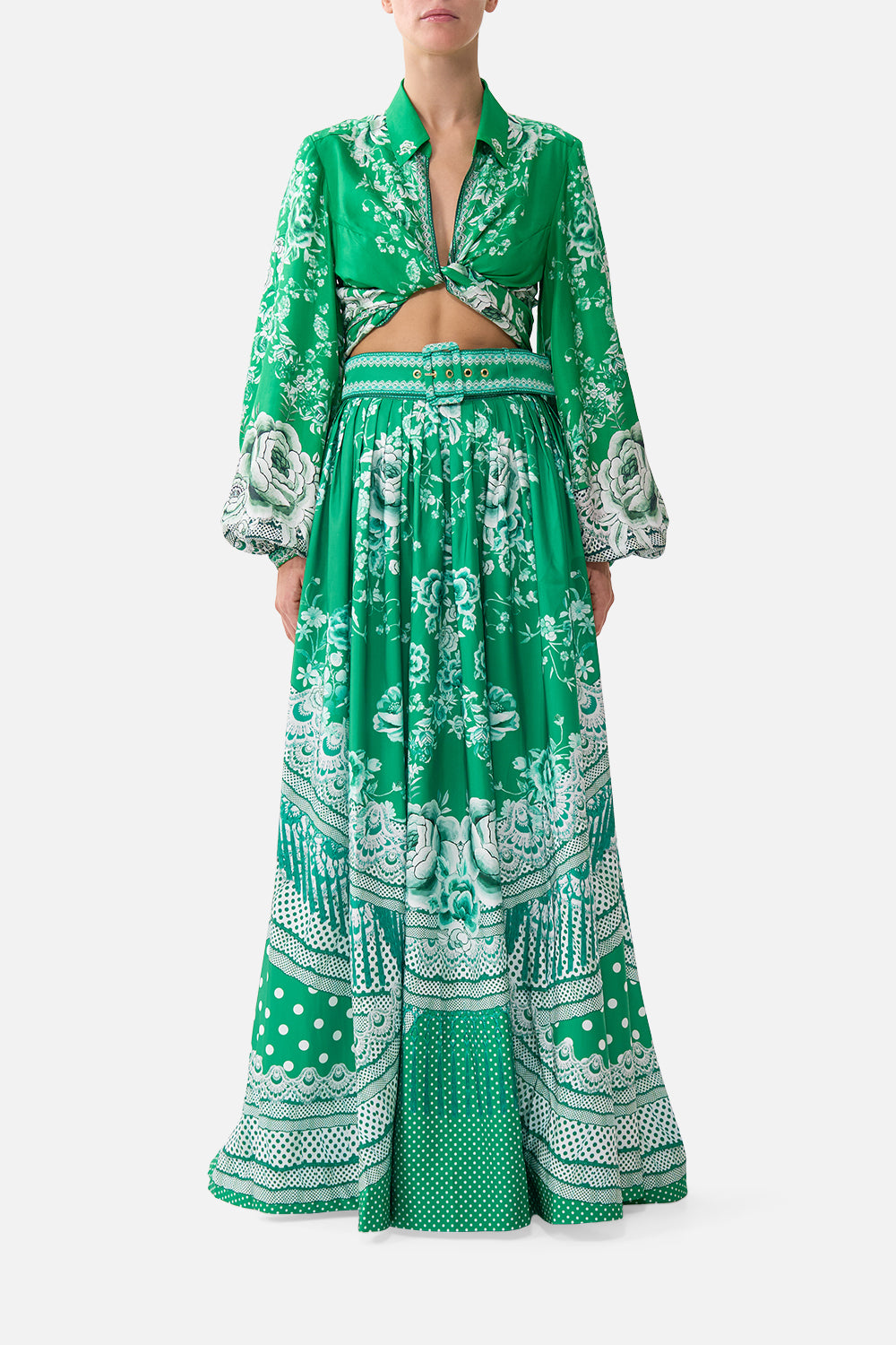 BELTED MAXI SKIRT SACROMONTE SEÑORITA