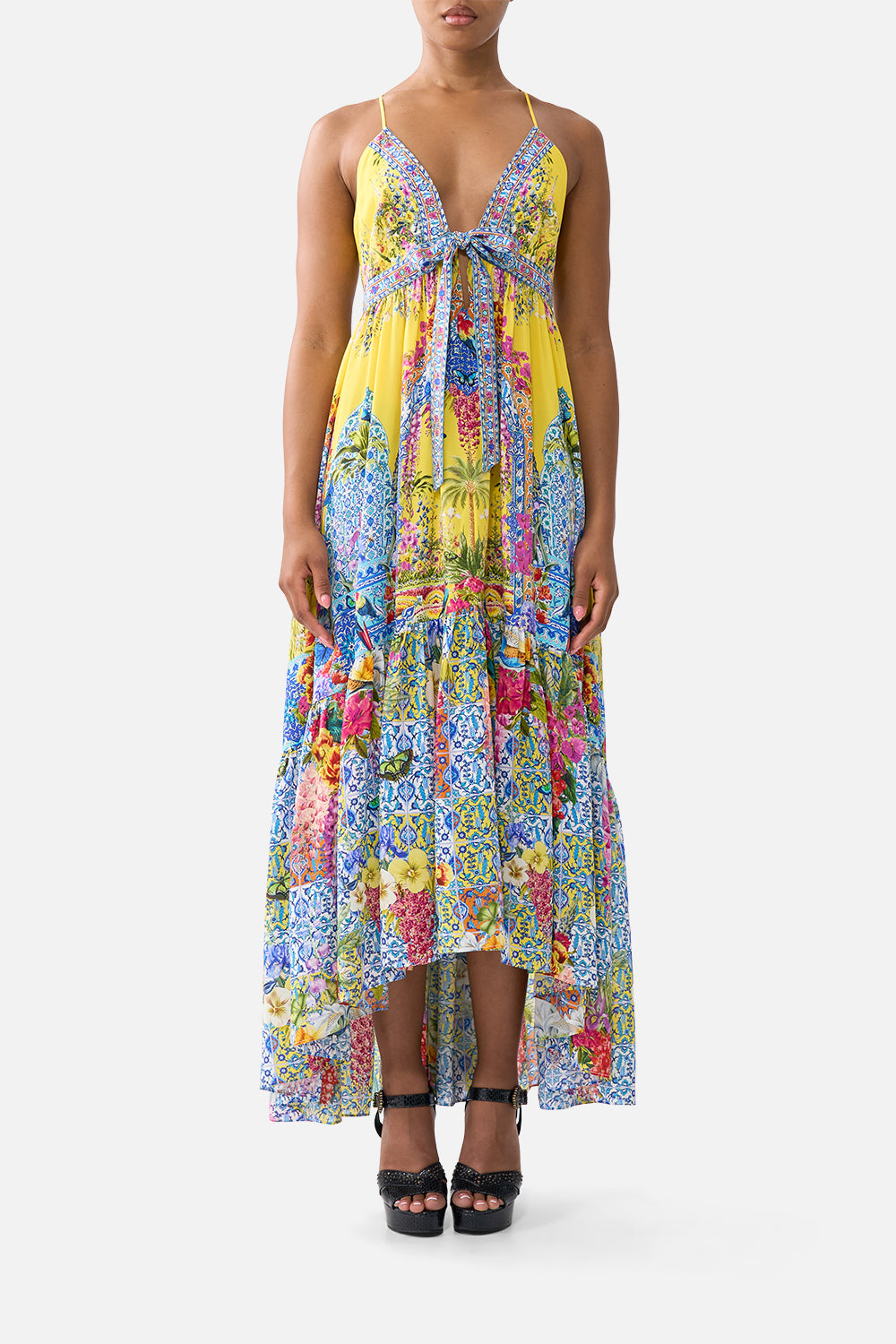 The CAMILLA TIE FRONT DRESS SULTANAHMET SUMMERSULTANAHMET SUMMER