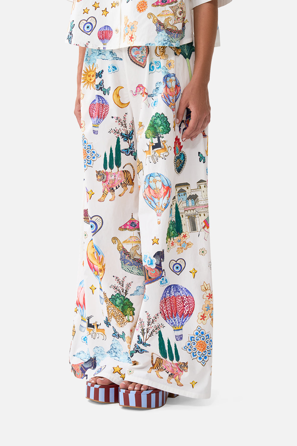 The CAMILLA TUCK FRONT PANT KAPADOKYA KITSCH