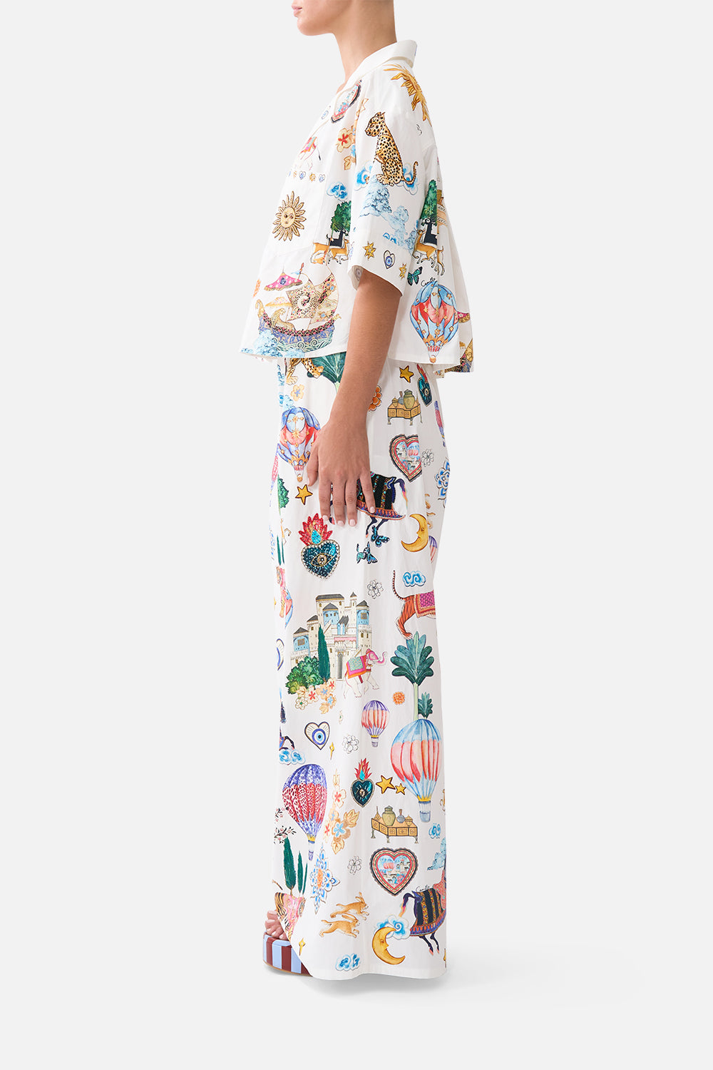 The CAMILLA TUCK FRONT PANT KAPADOKYA KITSCH