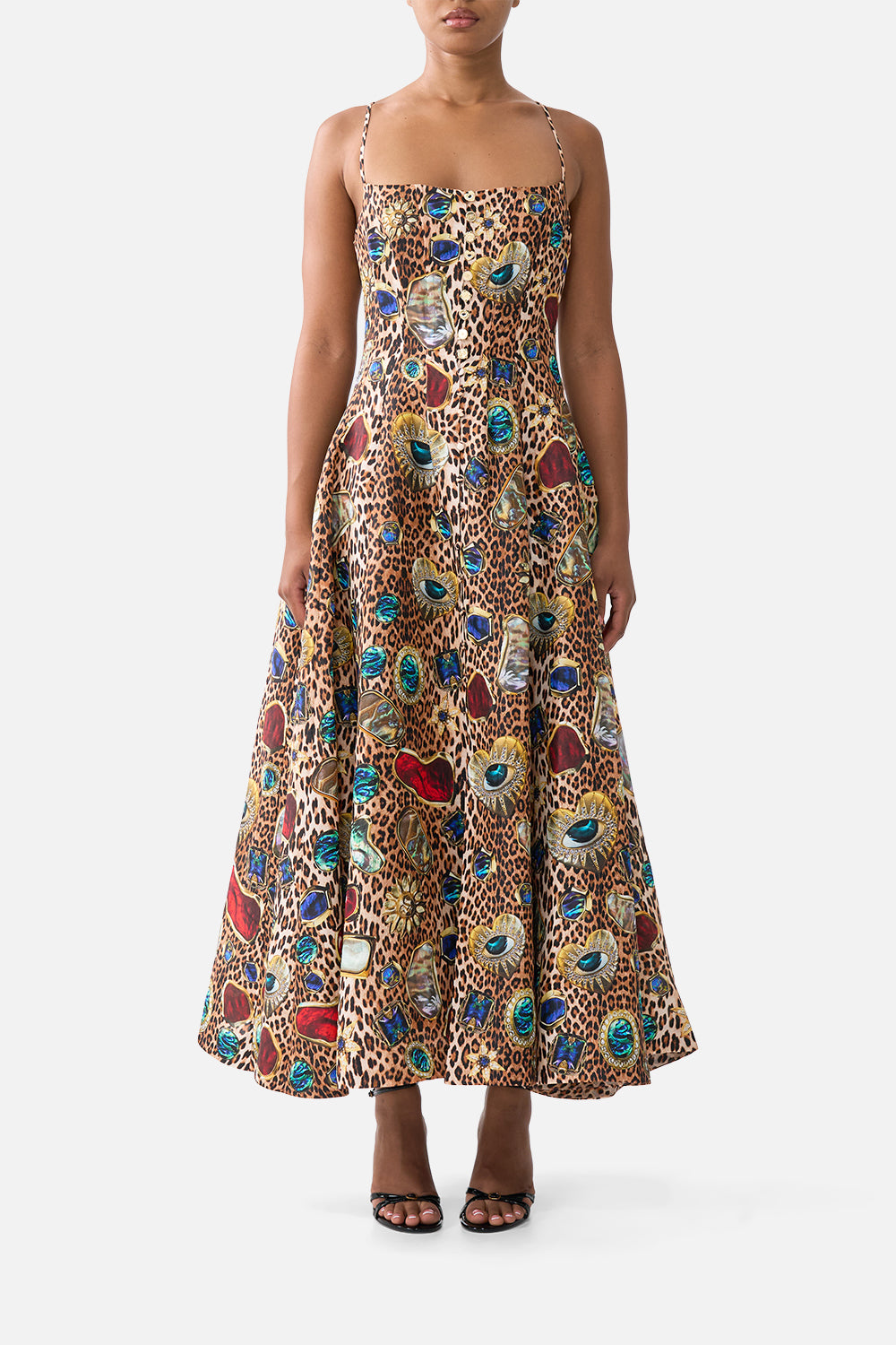 The CAMILLA CORSET DRESS WITH LONG FLARED SKIRT NAZAR NIRVANANAZAR NIRVANA