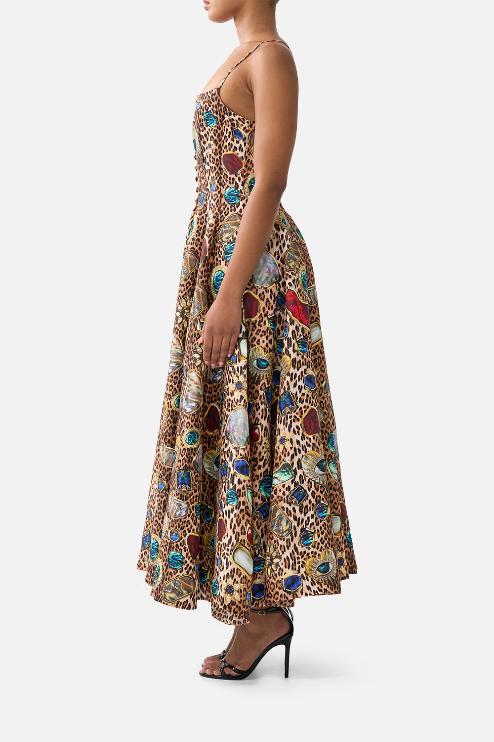 The CAMILLA CORSET DRESS WITH LONG FLARED SKIRT NAZAR NIRVANA