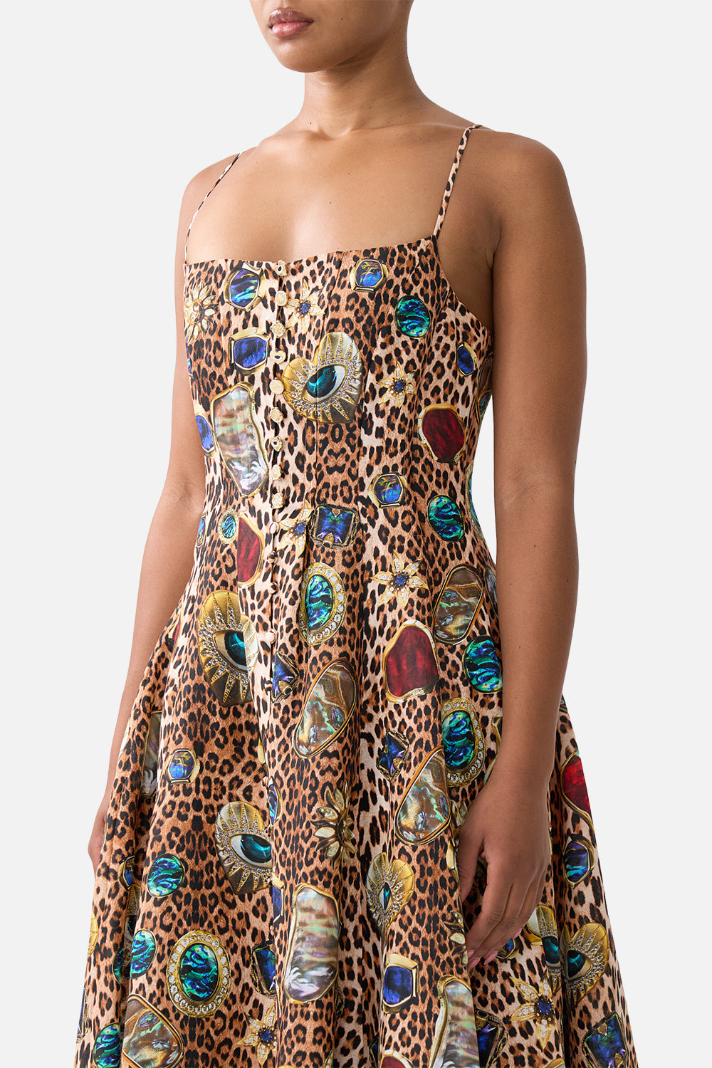 The CAMILLA CORSET DRESS WITH LONG FLARED SKIRT NAZAR NIRVANA