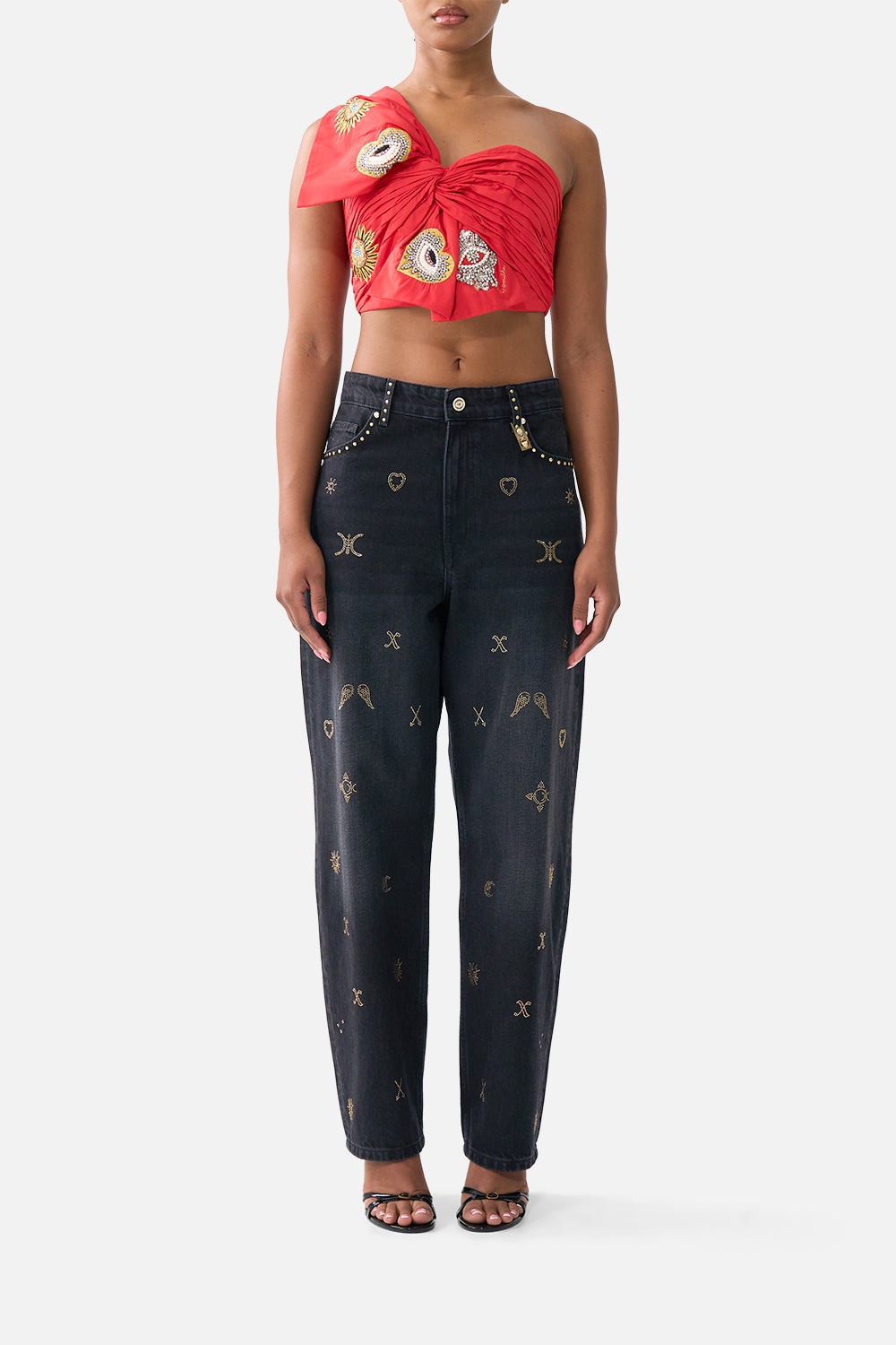 The CAMILLA ASYMMETRIC BOW TOP NAZAR NIRVANANAZAR NIRVANA