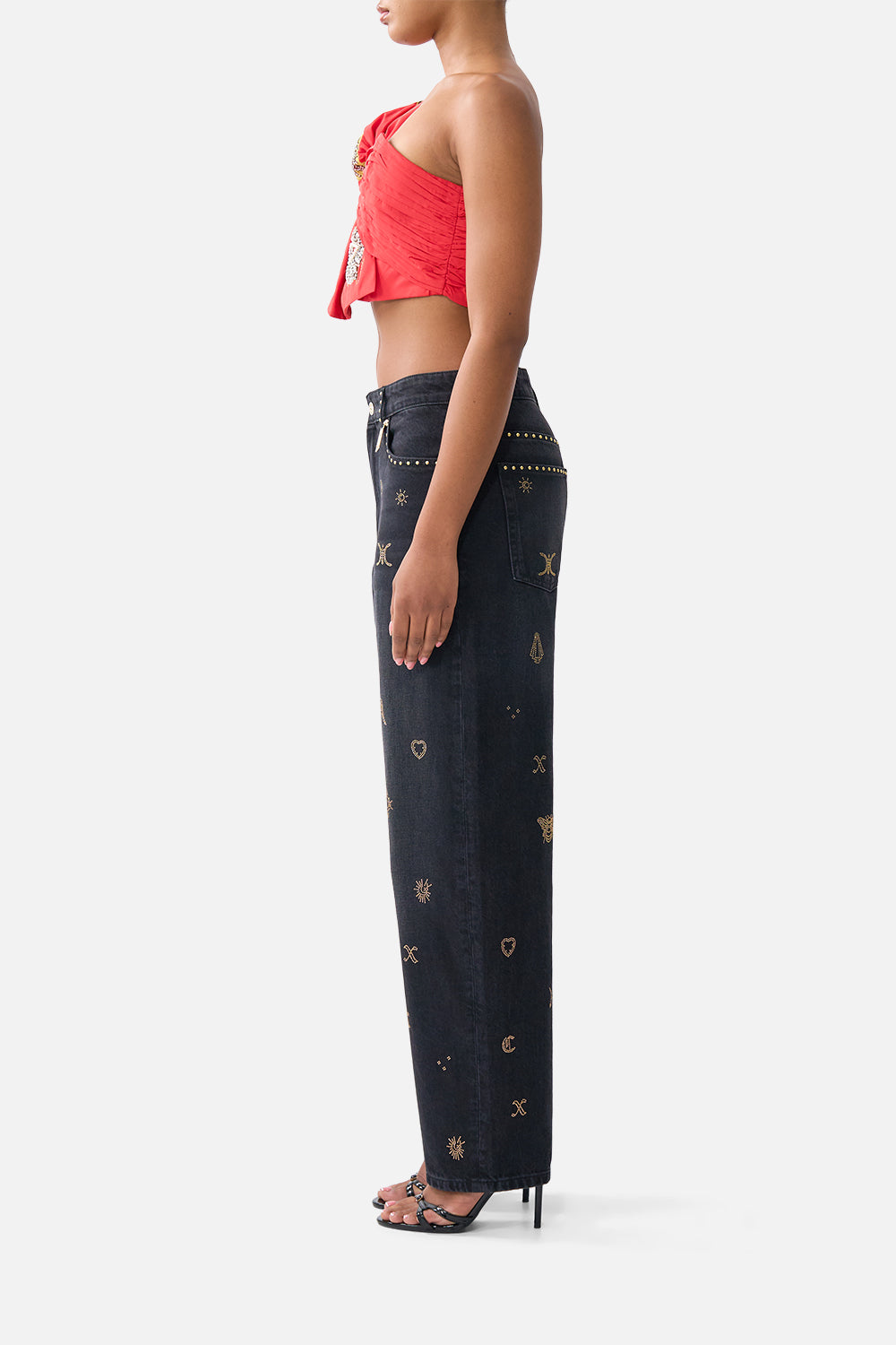 The CAMILLA ASYMMETRIC BOW TOP NAZAR NIRVANA