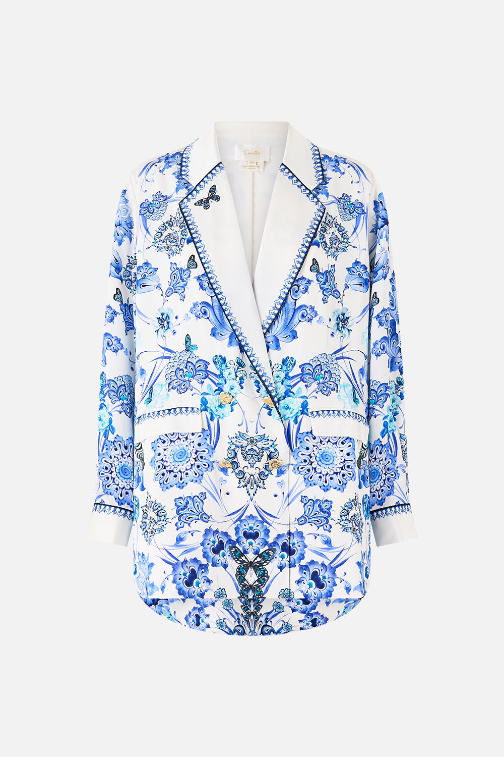 DOUBLE BREASTED SOFT JACKET ALL ABOUT THAT LACE