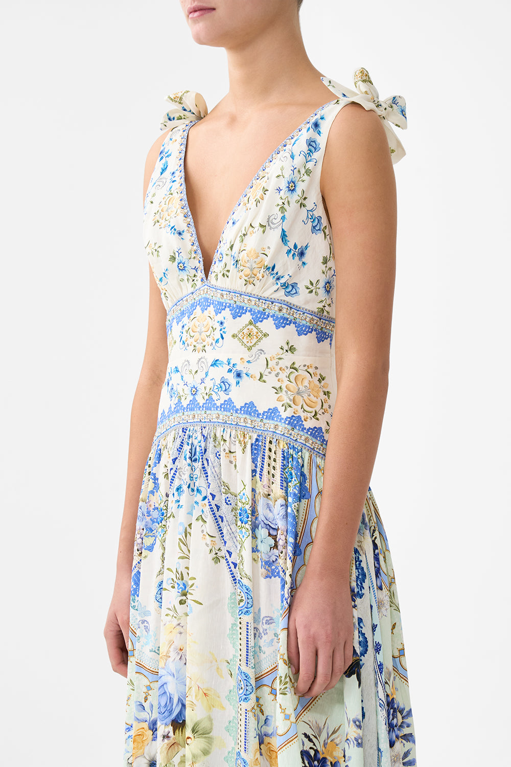 The CAMILLA TIE SHOULDER DRESS MY HOMESPUN HEART