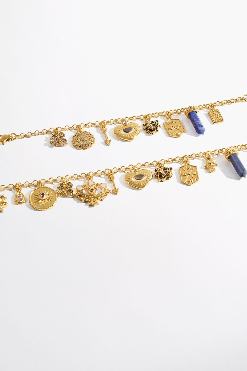 BOHEMIAN BABYLON CHARM NECKLACE GOLD