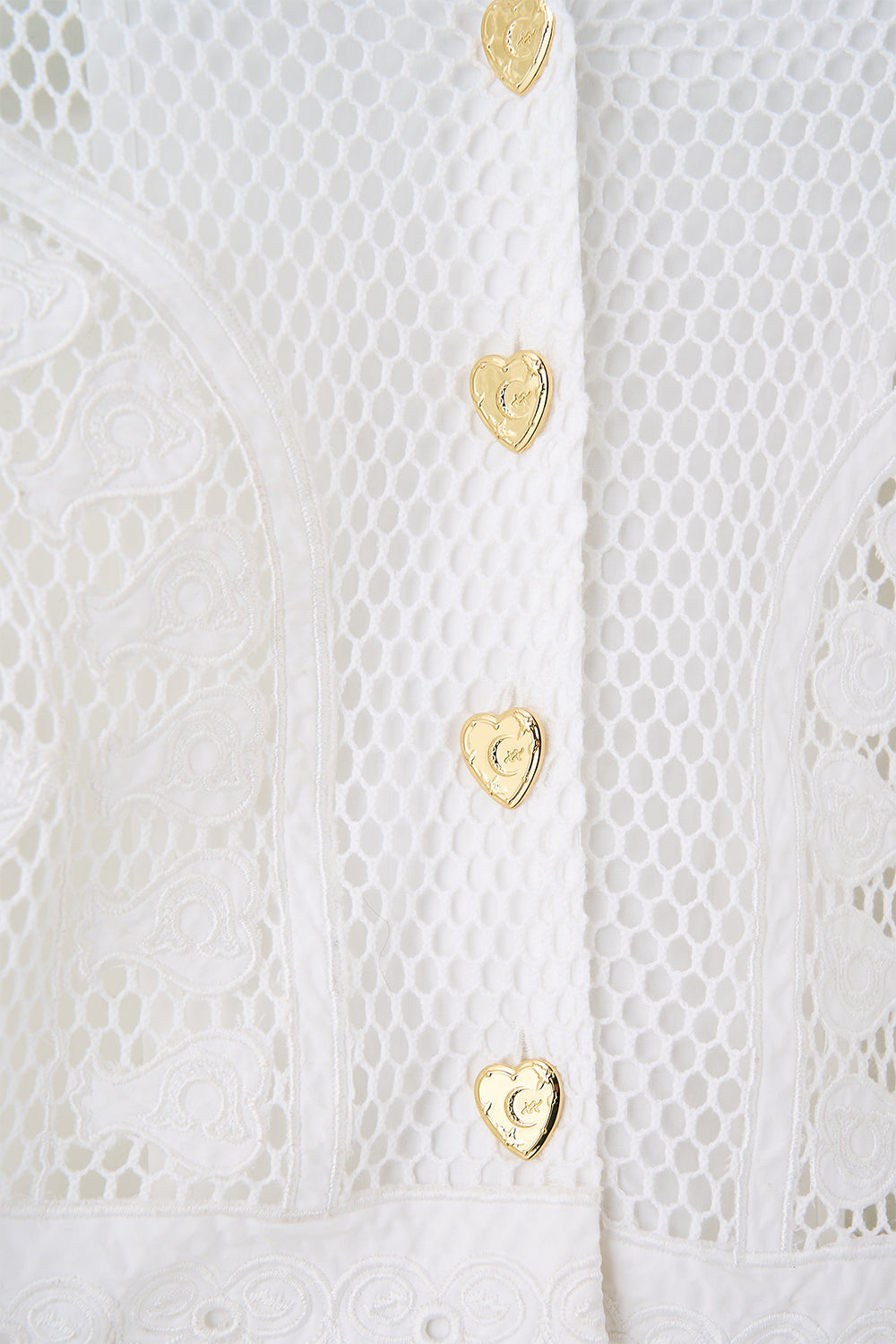 The CAMILLA CROPPED COLLAR BLOUSE WITH BUTTON FRONT KAPADOKYA KITSCH