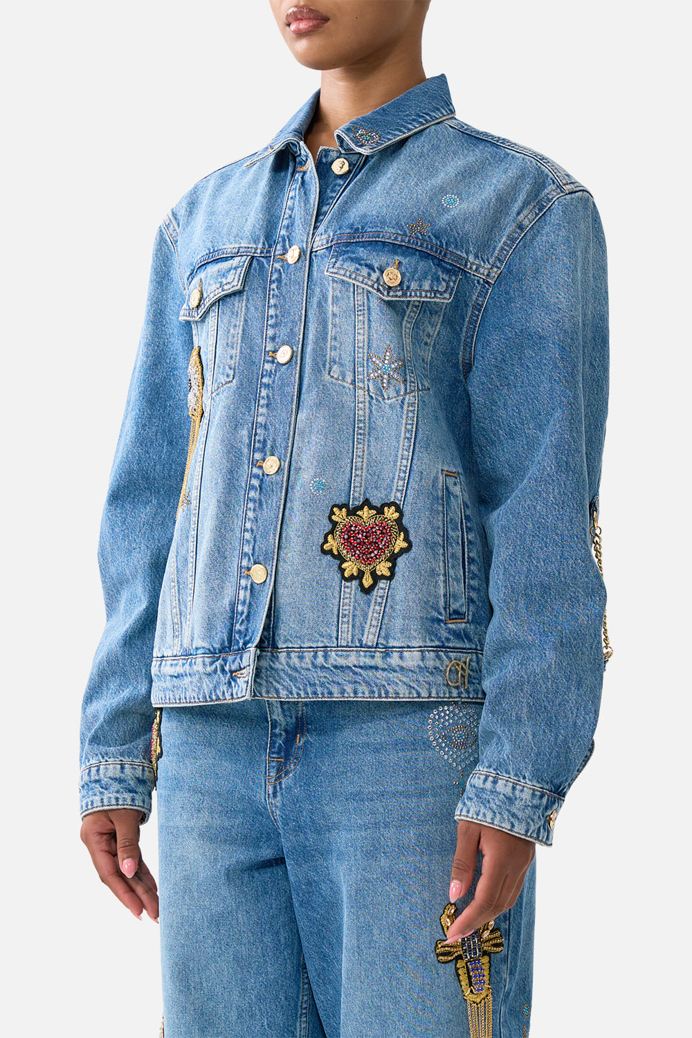 MILLA TURKIYE TALISMAN RELAXED JACKET DENIM
