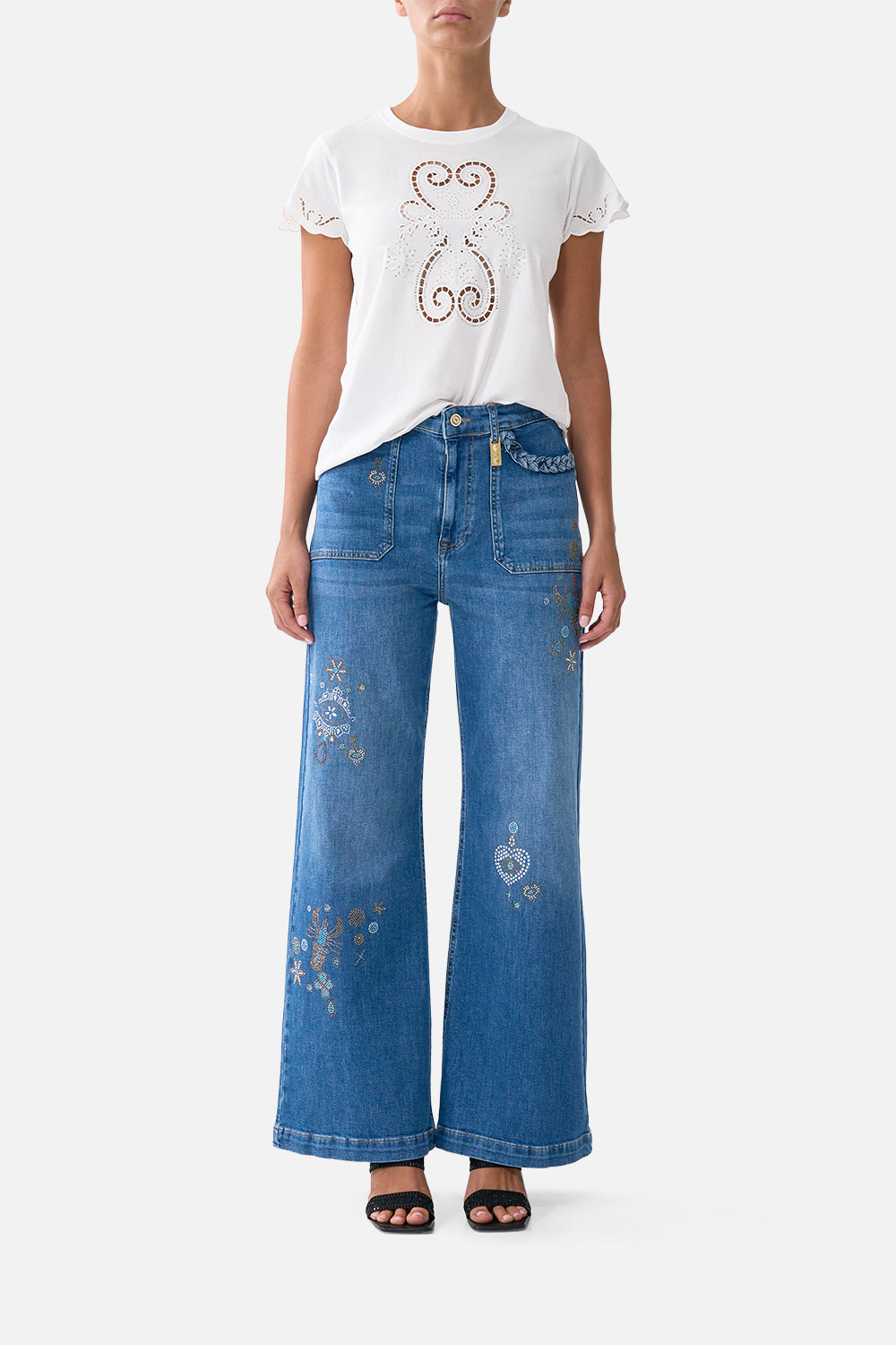 JENNA TURKIYE TALISMAN HIGH WAISTED FLARE DENIM