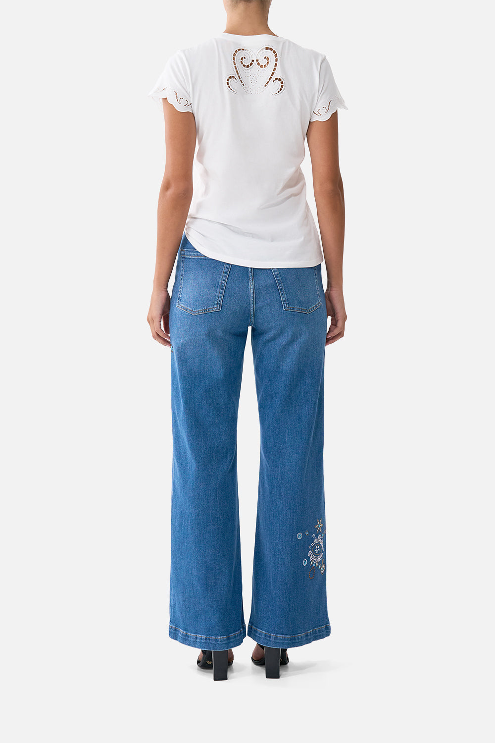 JENNA TURKIYE TALISMAN HIGH WAISTED FLARE DENIM