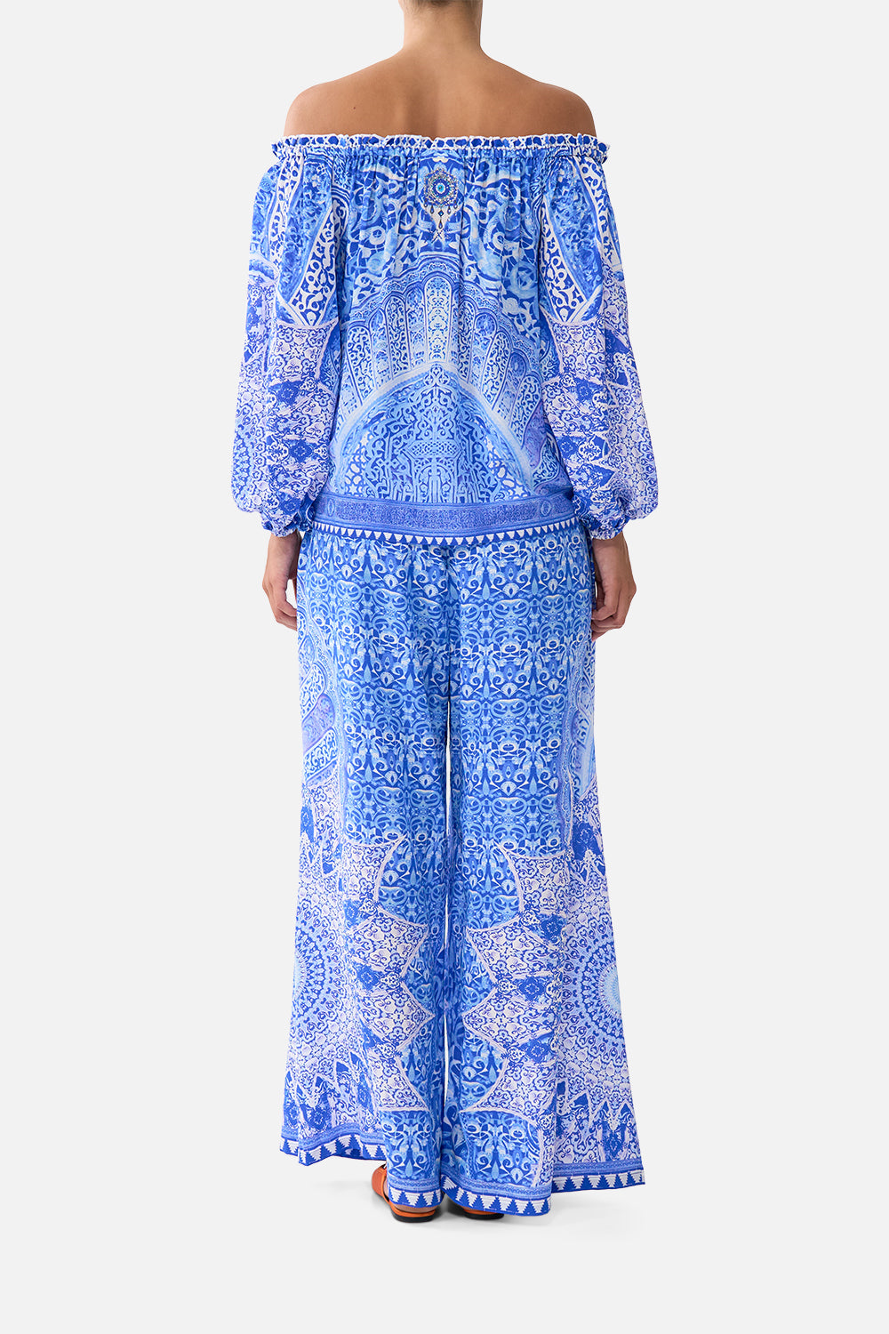 The CAMILLA FRILL OFF SHOULDER TOP THE BOSPHOROUS