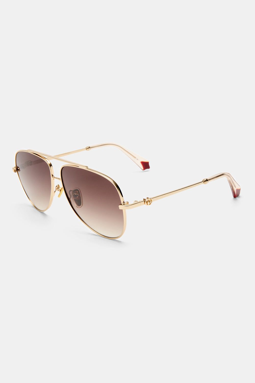 THE VOYAGE SUNGLASSES GOLD / NUDE