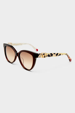 ALL ABOARD SUNGLASSES CHOCOLATE / LEOPARD