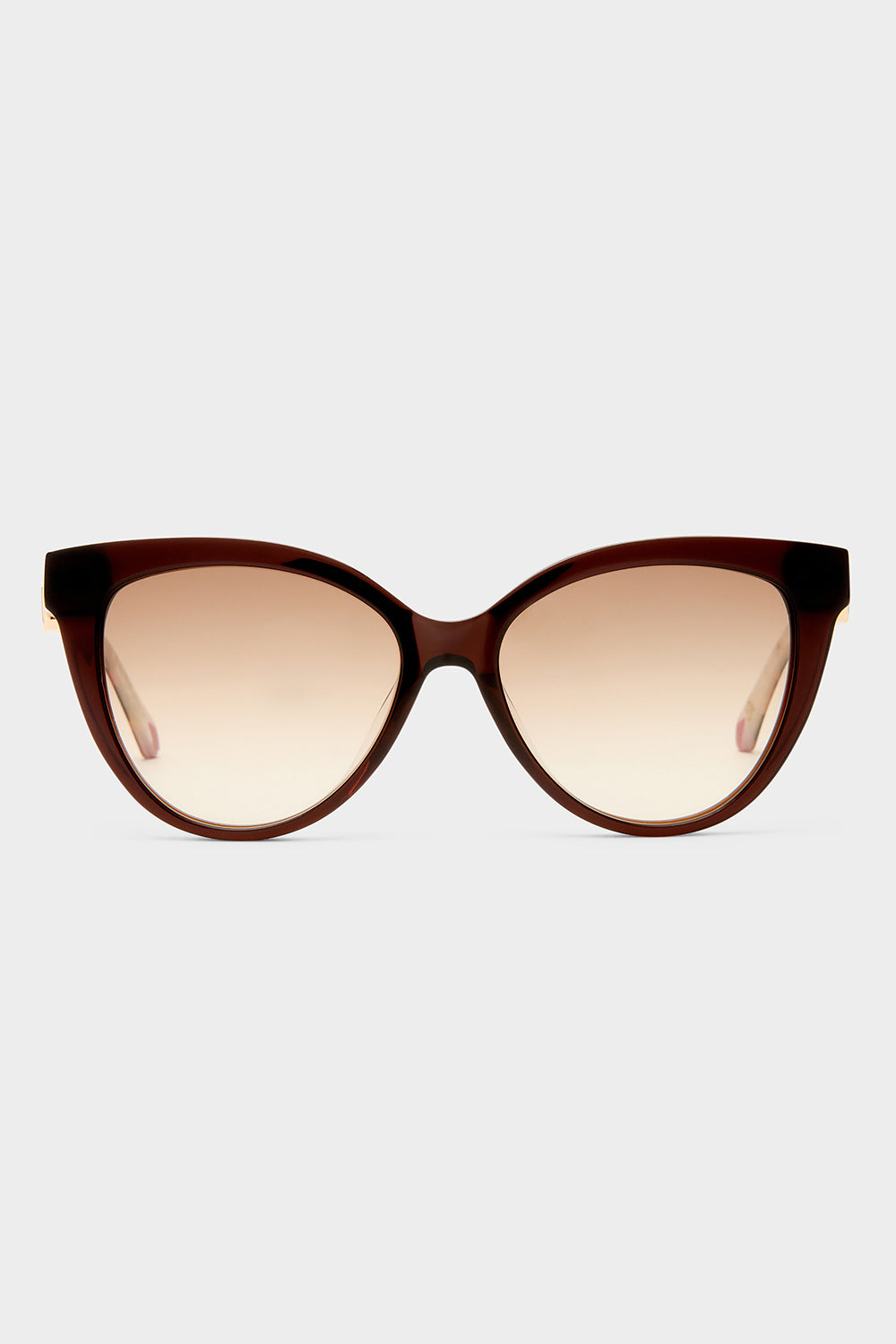 The CAMILLA ALL ABOARD SUNGLASSES CHOCOLATE / LEOPARD