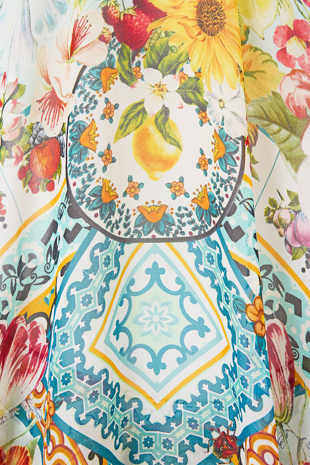 The CAMILLA SILK CHIFFON SHRUG MAGIC OF THE MERCADO