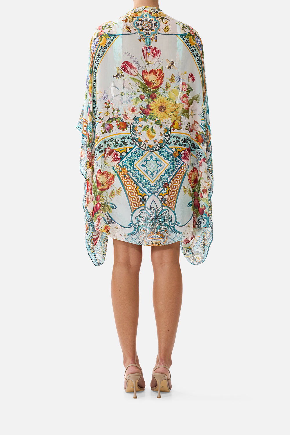 The CAMILLA SILK CHIFFON SHRUG MAGIC OF THE MERCADO