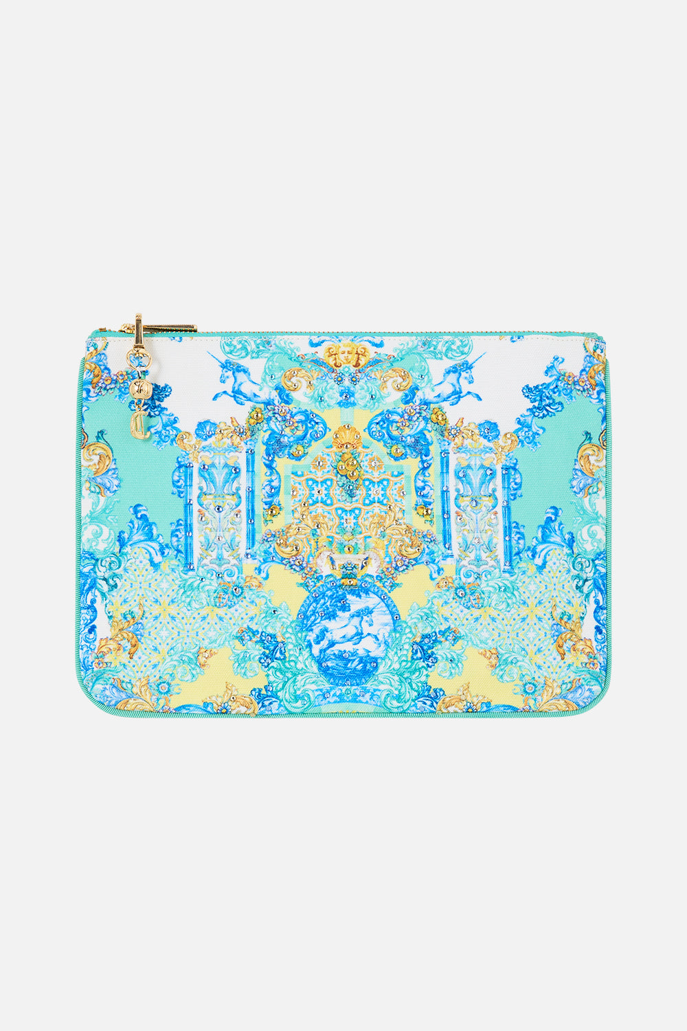 SMALL CANVAS CLUTCH DIAL UP THE TILES