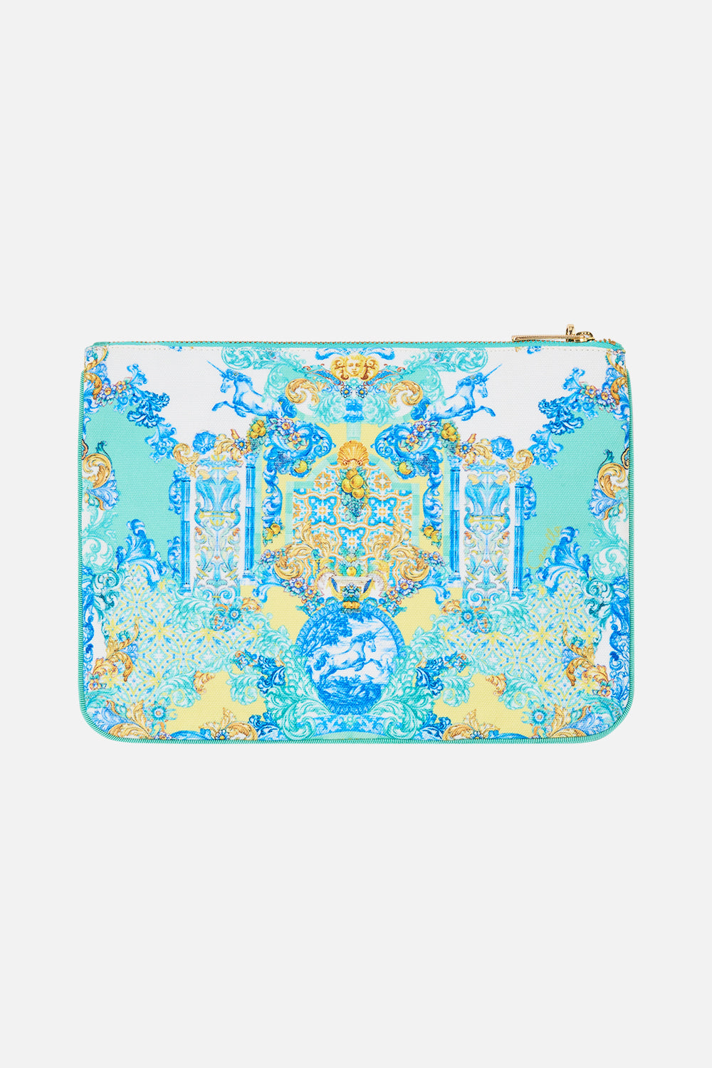 SMALL CANVAS CLUTCH DIAL UP THE TILES