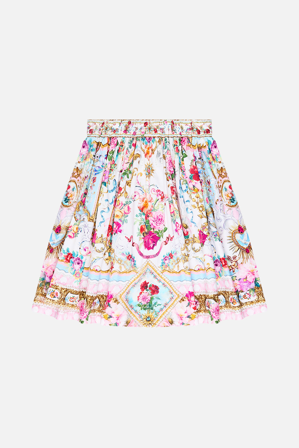 KIDS GATHERED A LINE MIDI SKIRT TORERO LIBERTINE