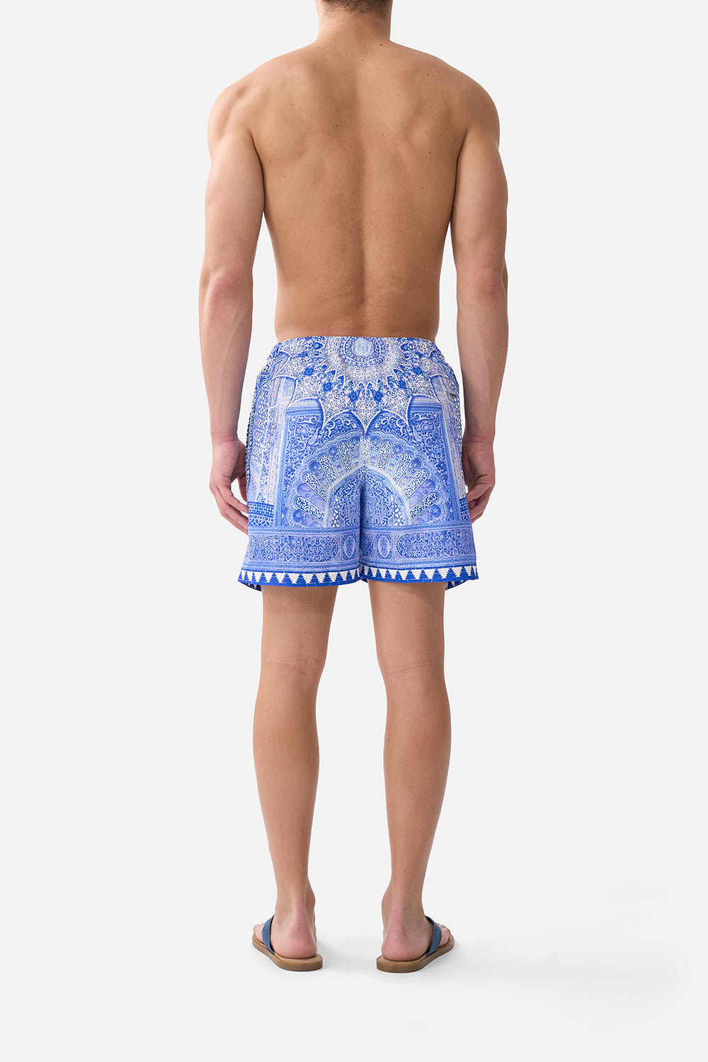 The CAMILLA MID LENGTH BOARDSHORT WITH ELASTIC WAIST THE BOSPHOROUS