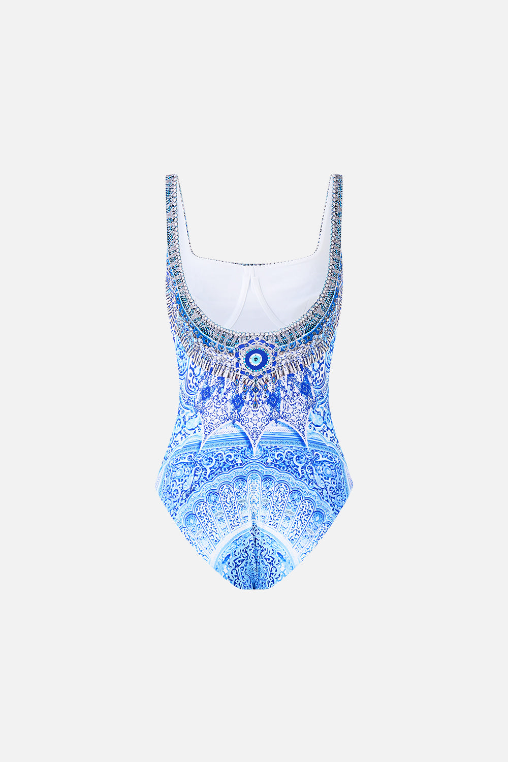 UNDERWIRE SQUARE NECK ONE PIECE WITH SCOOP BACK THE BOSPHOROUS