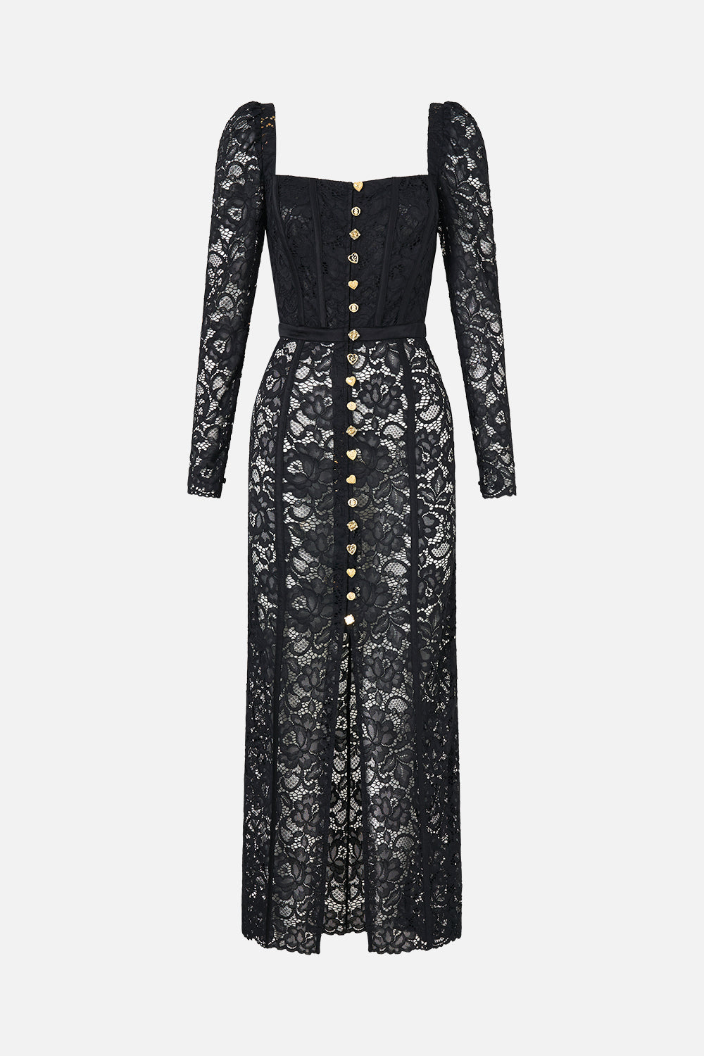 The CAMILLA BUST DETAIL DRESS WITH LONG SLEEVE TAURUS RISING