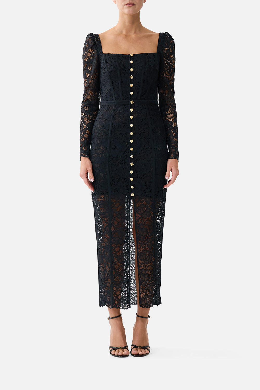 The CAMILLA BUST DETAIL DRESS WITH LONG SLEEVE TAURUS RISINGTAURUS RISING