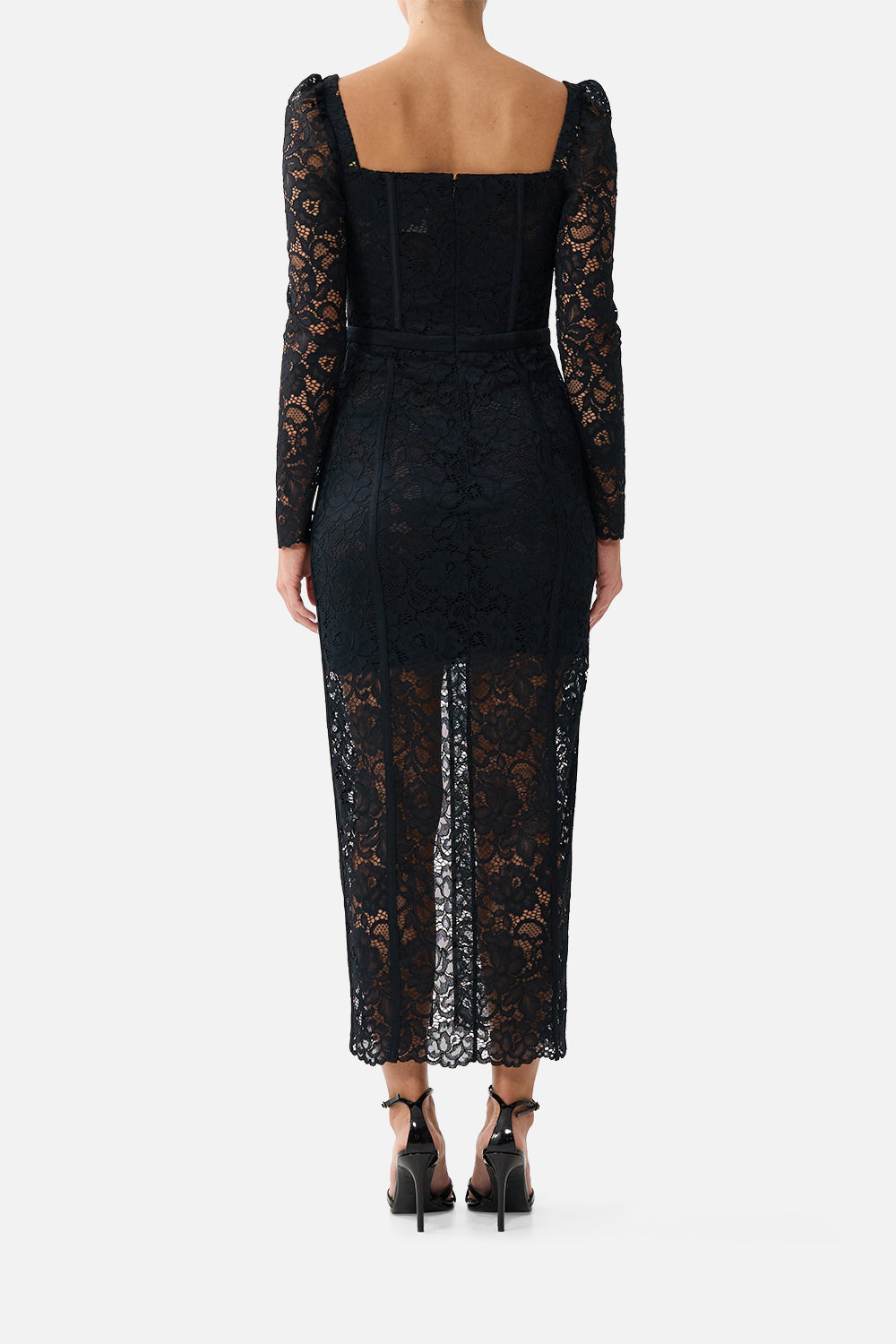 The CAMILLA BUST DETAIL DRESS WITH LONG SLEEVE TAURUS RISING