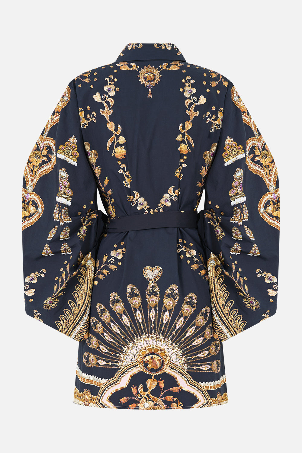 The CAMILLA VOLUME SLEEVE SHIRT DRESS WITH TIE TAURUS RISING