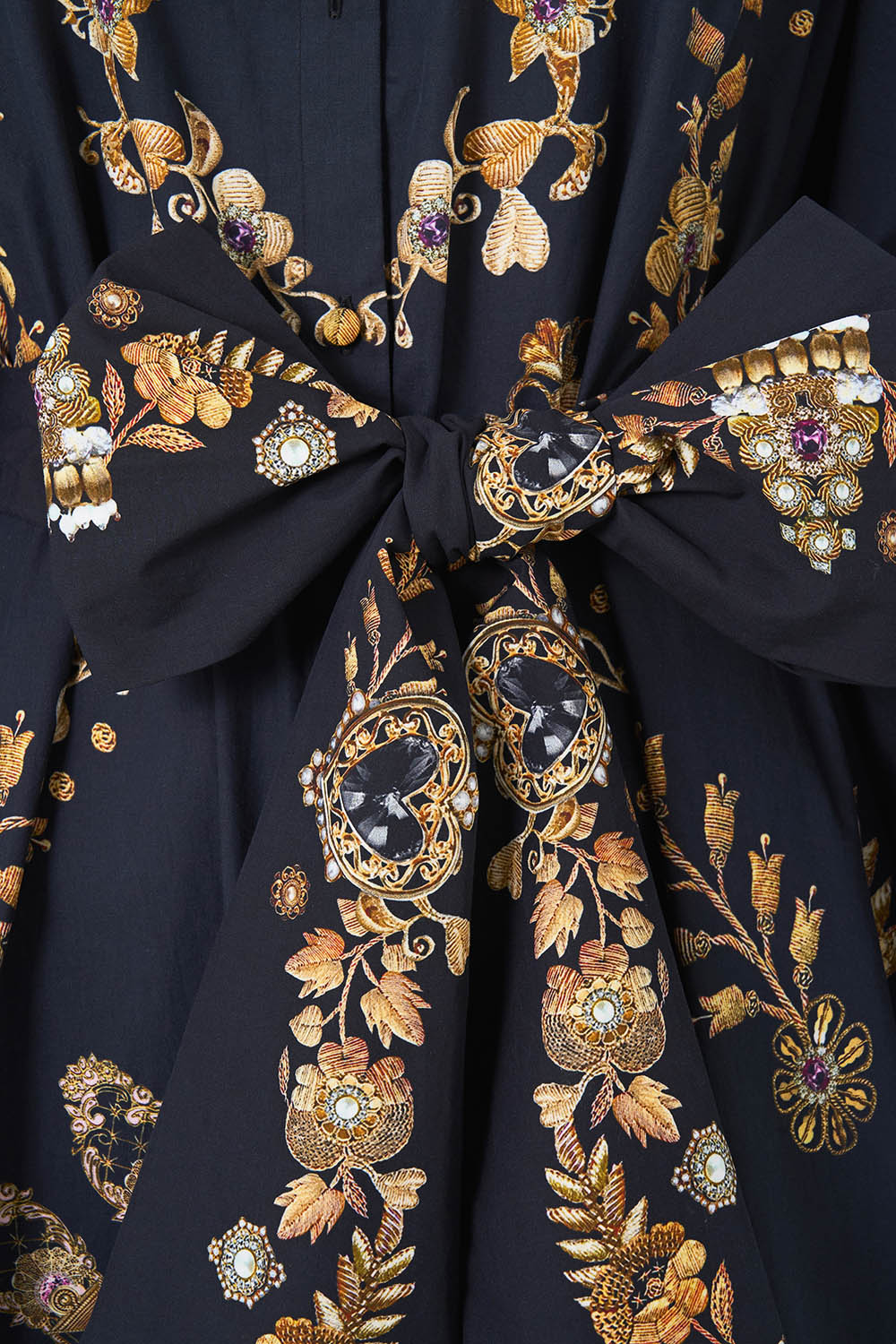 The CAMILLA VOLUME SLEEVE SHIRT DRESS WITH TIE TAURUS RISING