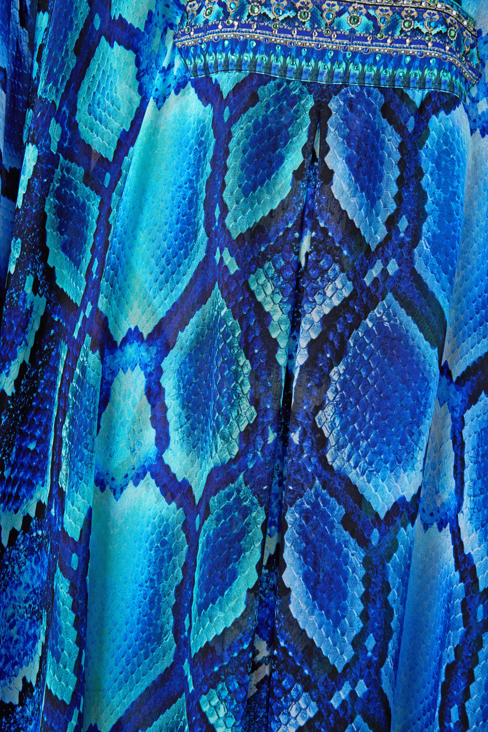 LONG KAFTAN WITH WAIST DETAIL THE SAPPHIRE SERPENT