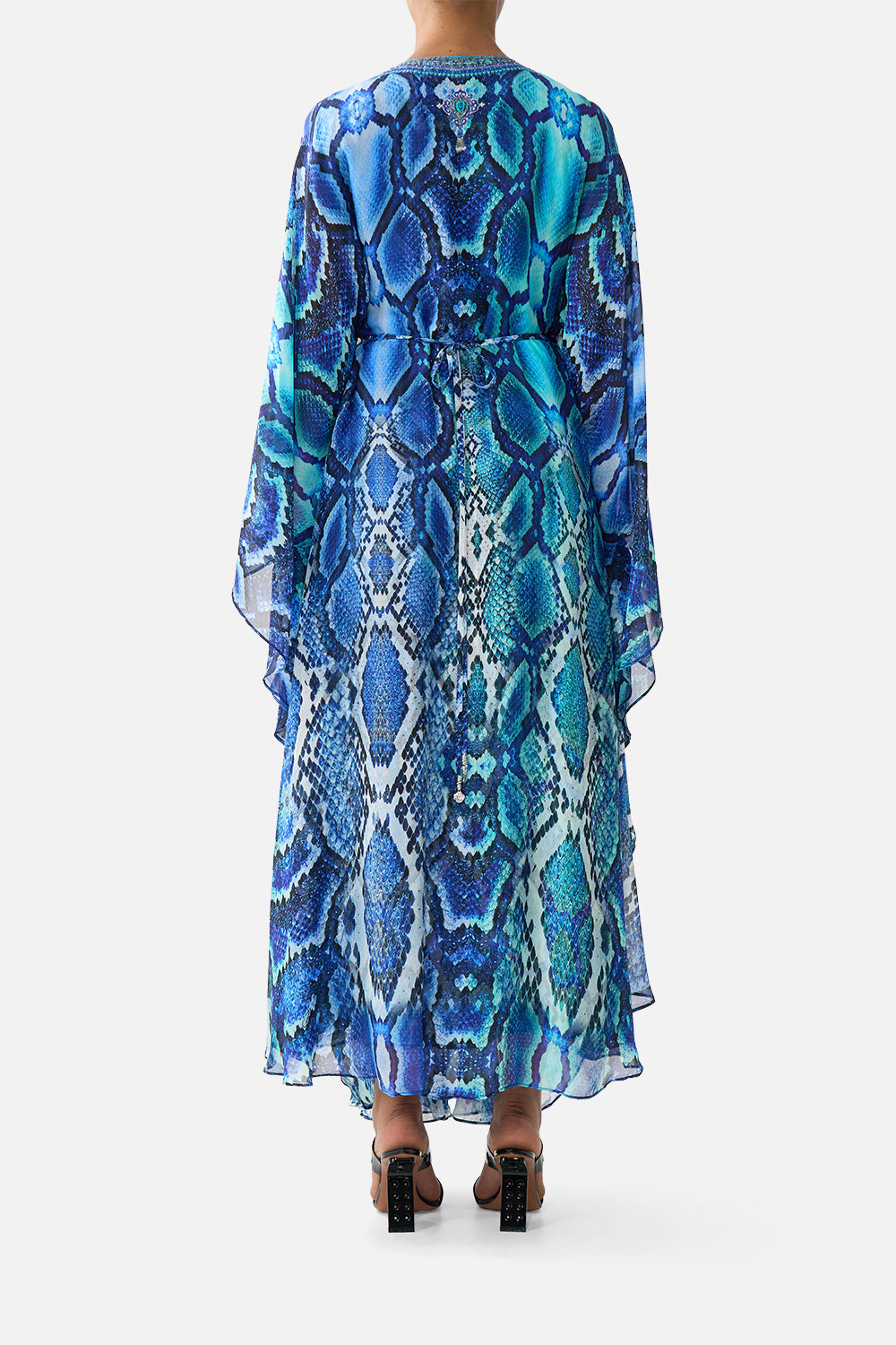 LONG KAFTAN WITH WAIST DETAIL THE SAPPHIRE SERPENT