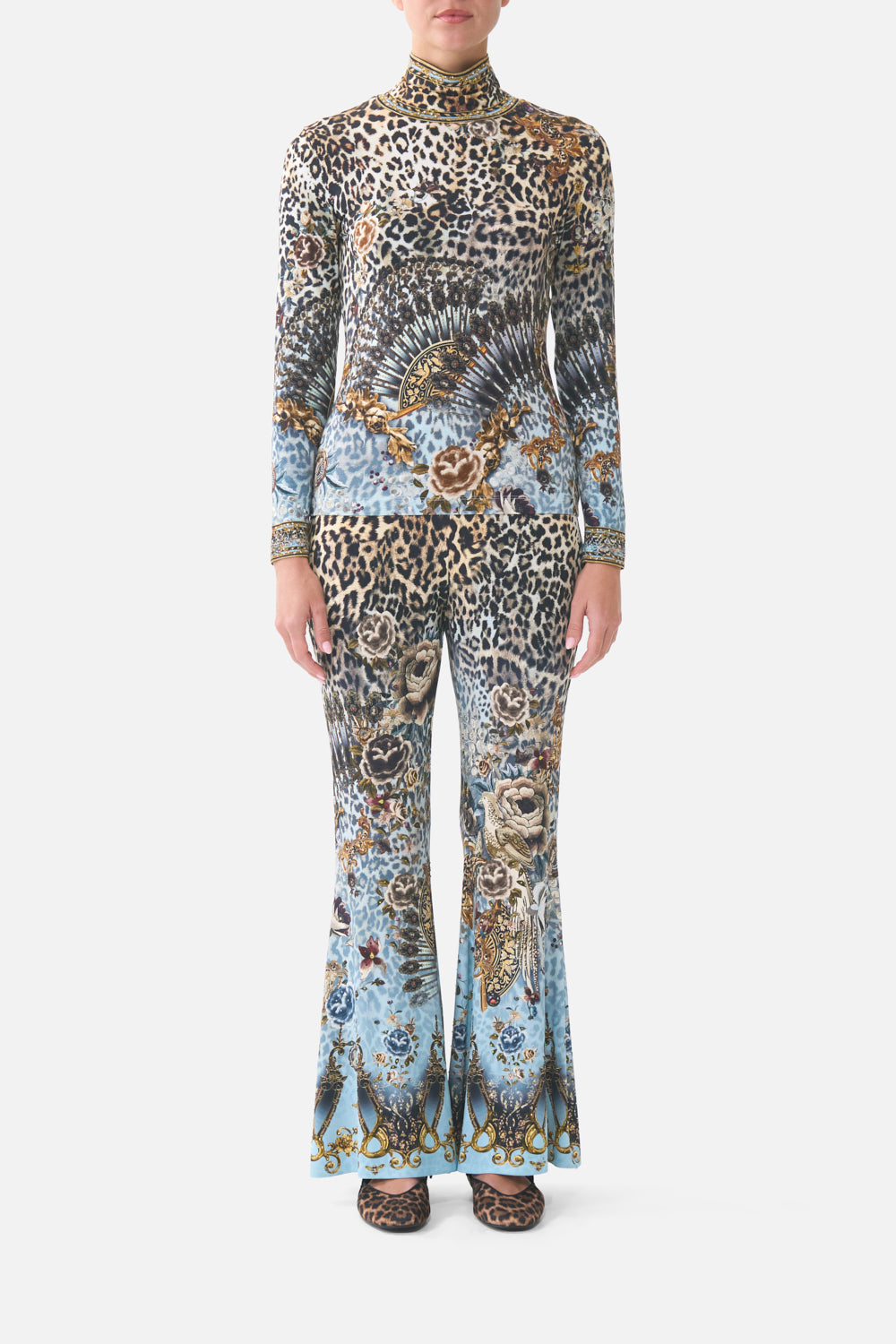 JERSEY FLARED PANT FIESTA, SIESTA, REPEAT