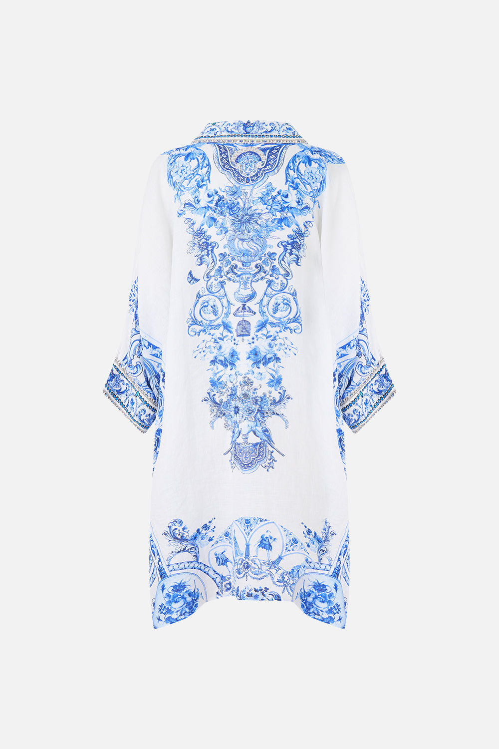 WIDE BODY COLLARED KAFTAN CERAMIC PANORAMIC