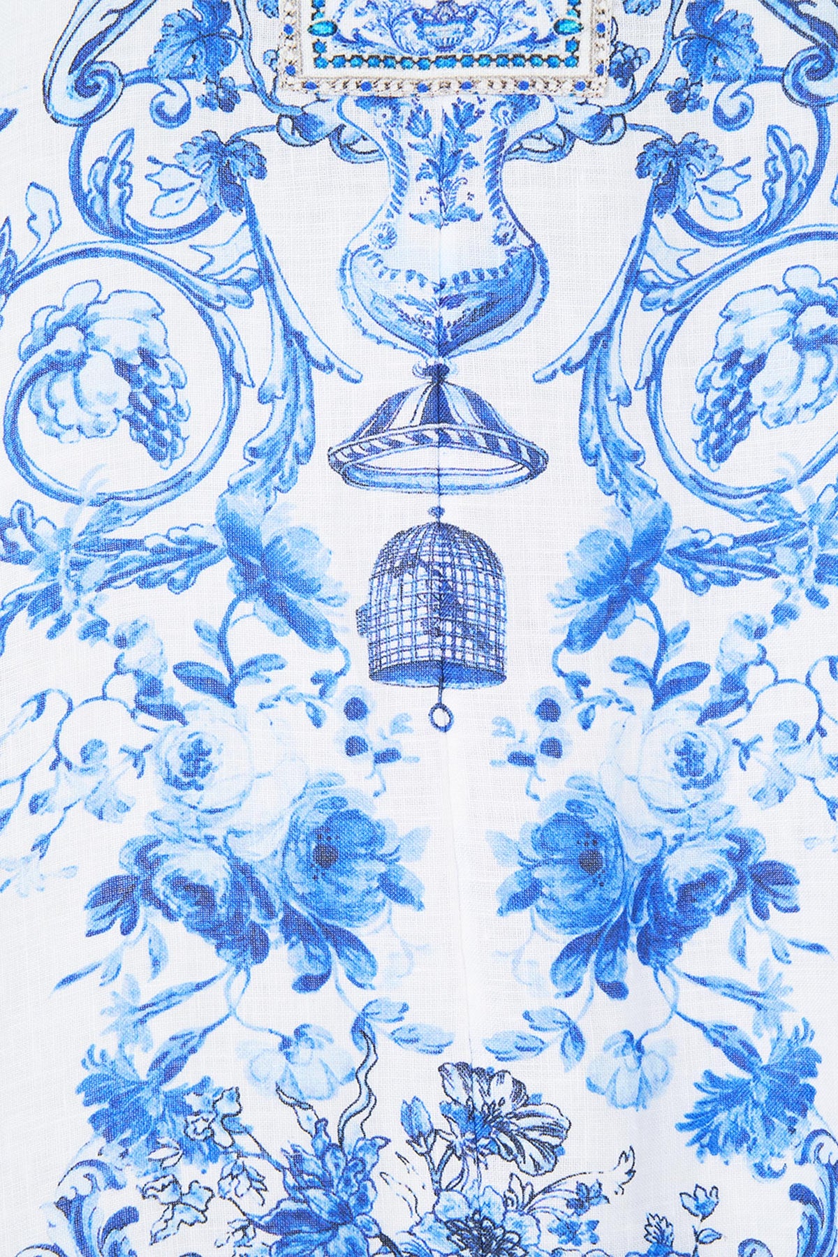 WIDE BODY COLLARED KAFTAN CERAMIC PANORAMIC