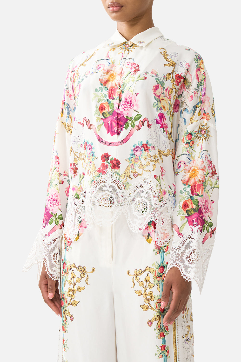CROPPED RELAXED SHIRT TORERO LIBERTINE