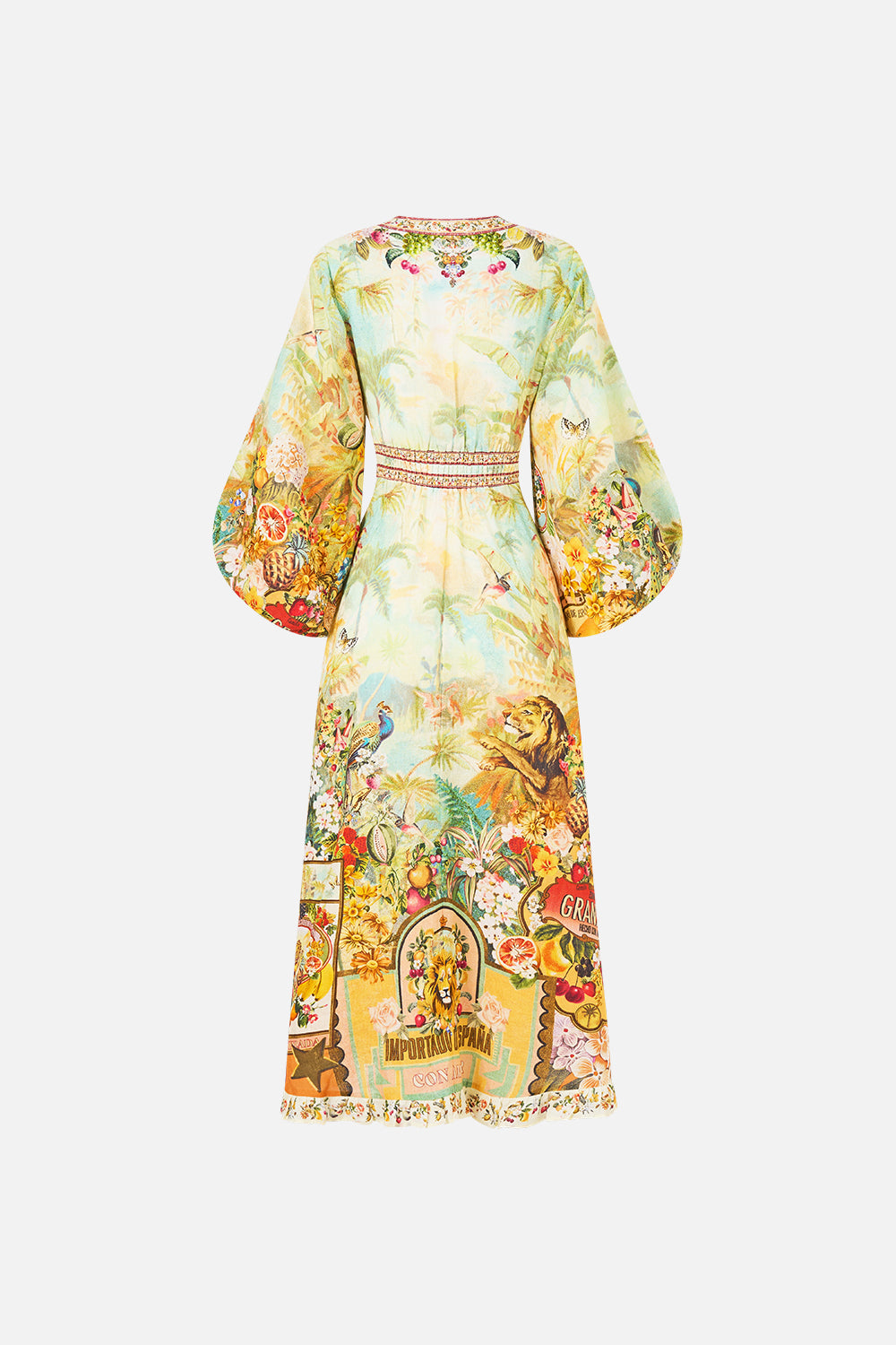 The CAMILLA SHAPED WAISTBAND MIDI DRESS VA VA VINTAGE
