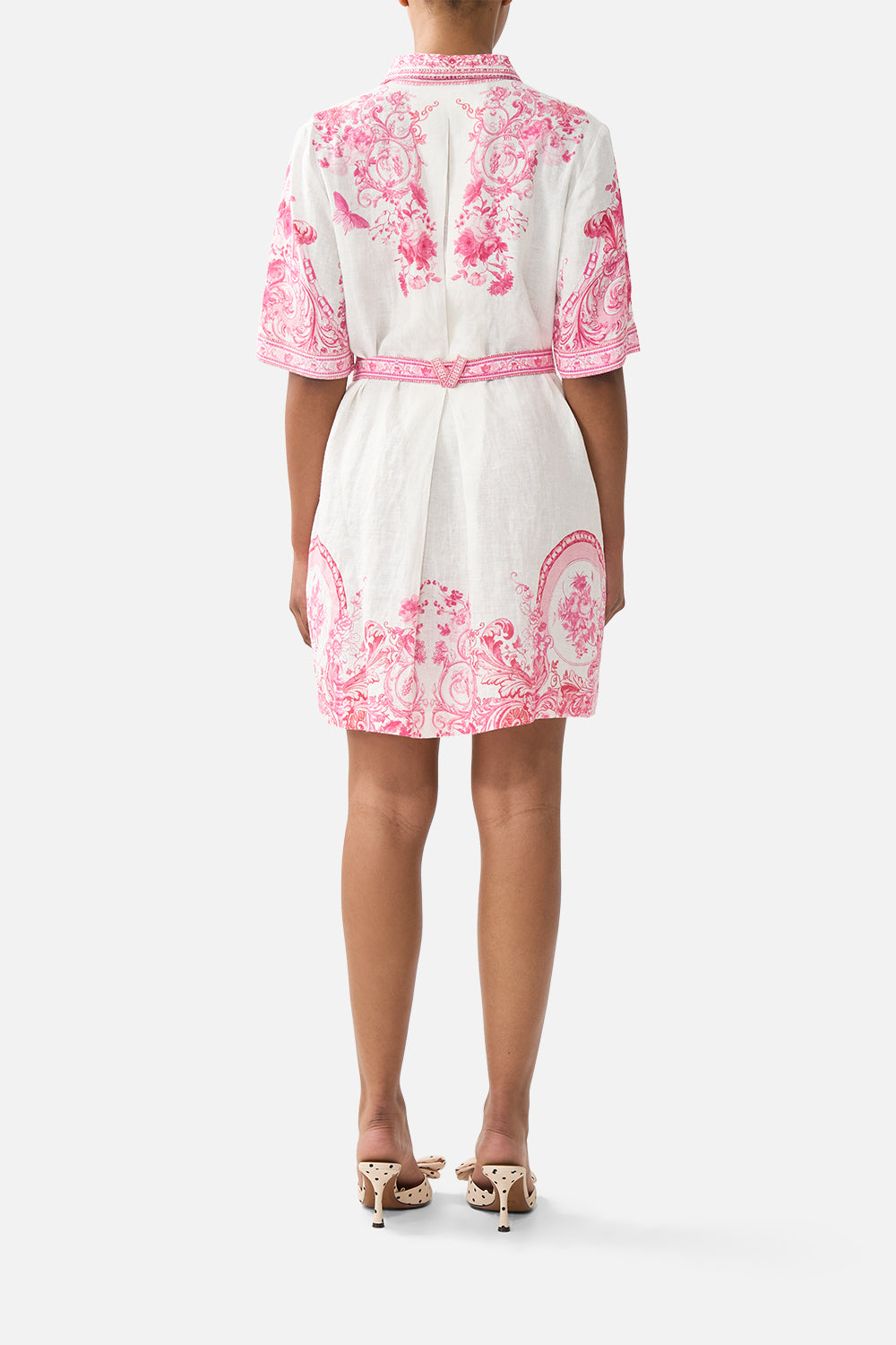 SHORT SHIRT DRESS LIVIN LA VIDA ROSA