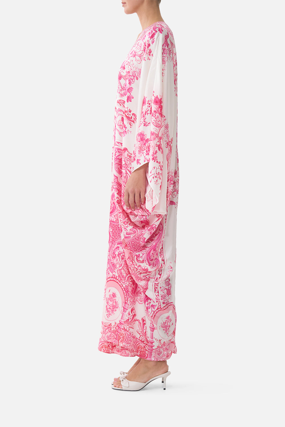 T SHAPE LONG KAFTAN LIVIN LA VIDA ROSA