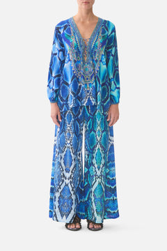 SHIRRED WAIST PANT THE SAPPHIRE SERPENT