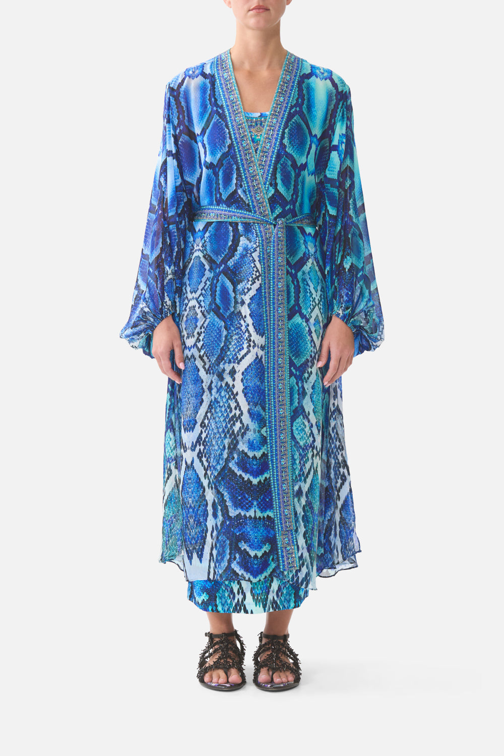 BLOUSON SLEEVE LAYER THE SAPPHIRE SERPENT
