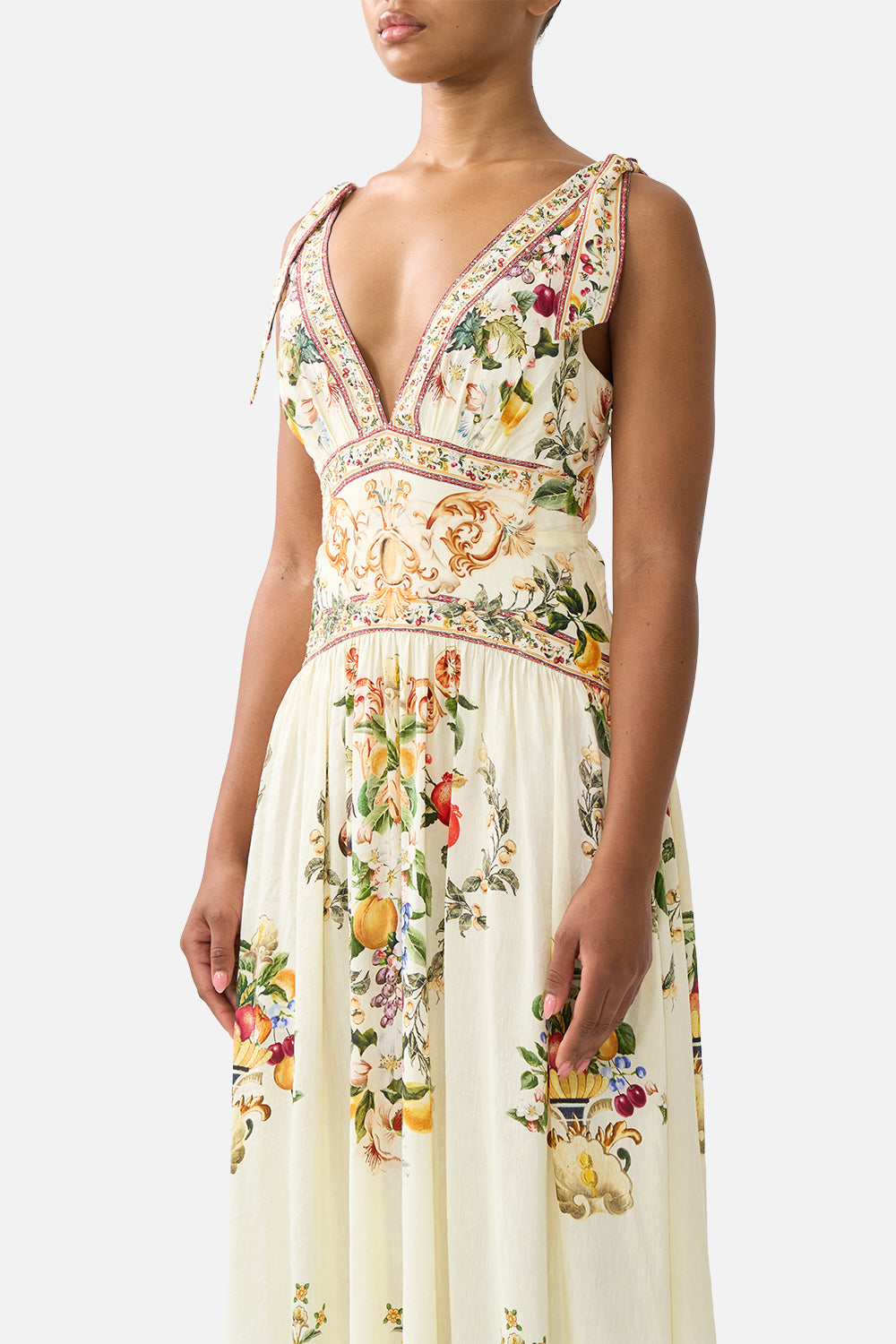 TIE SHOULDER DRESS VA VA VINTAGE