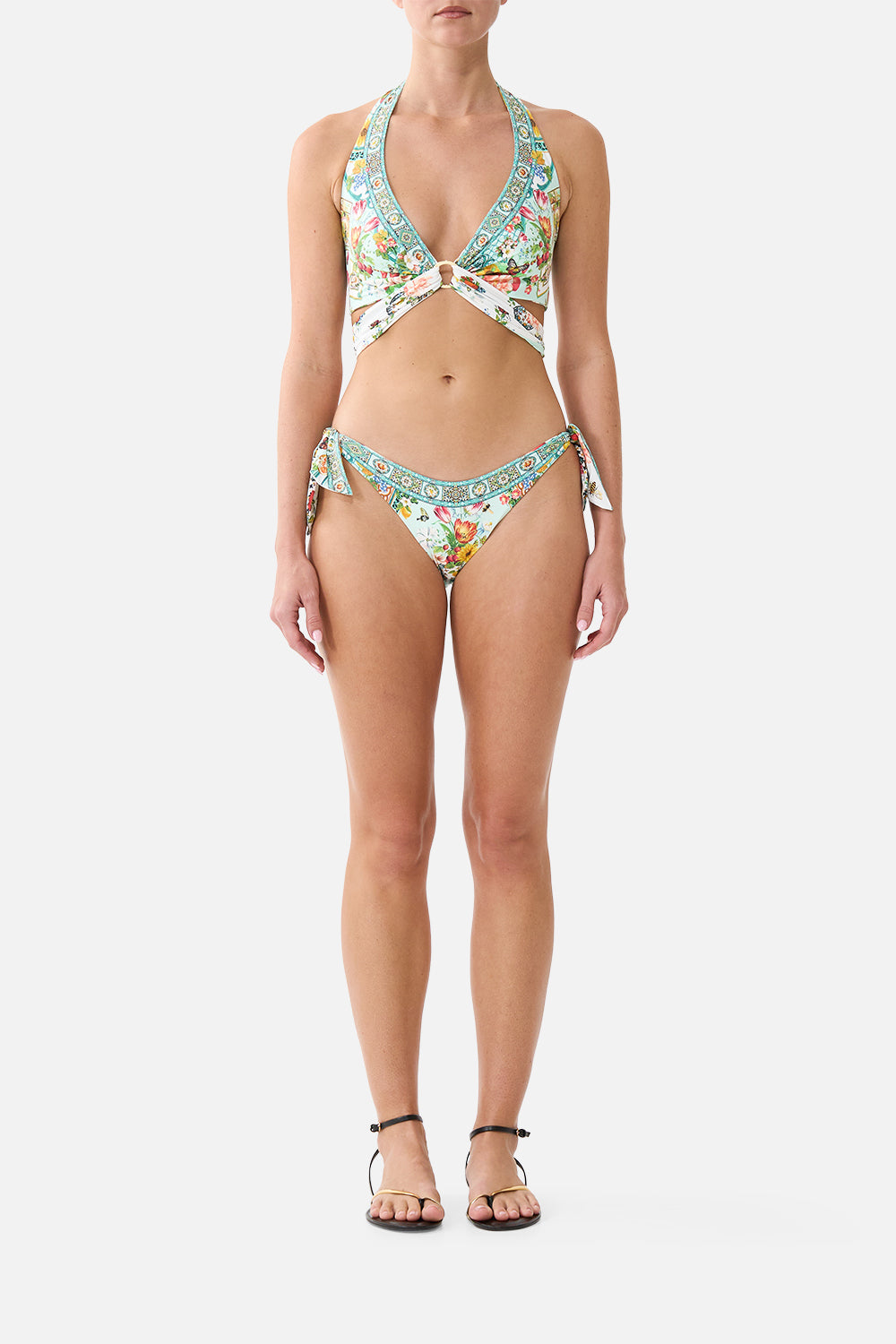 The CAMILLA REVERSIBLE MULTI WEAR TIE HALTER BIKINI SET MAGIC OF THE MERCADOMAGIC OF THE MERCADO