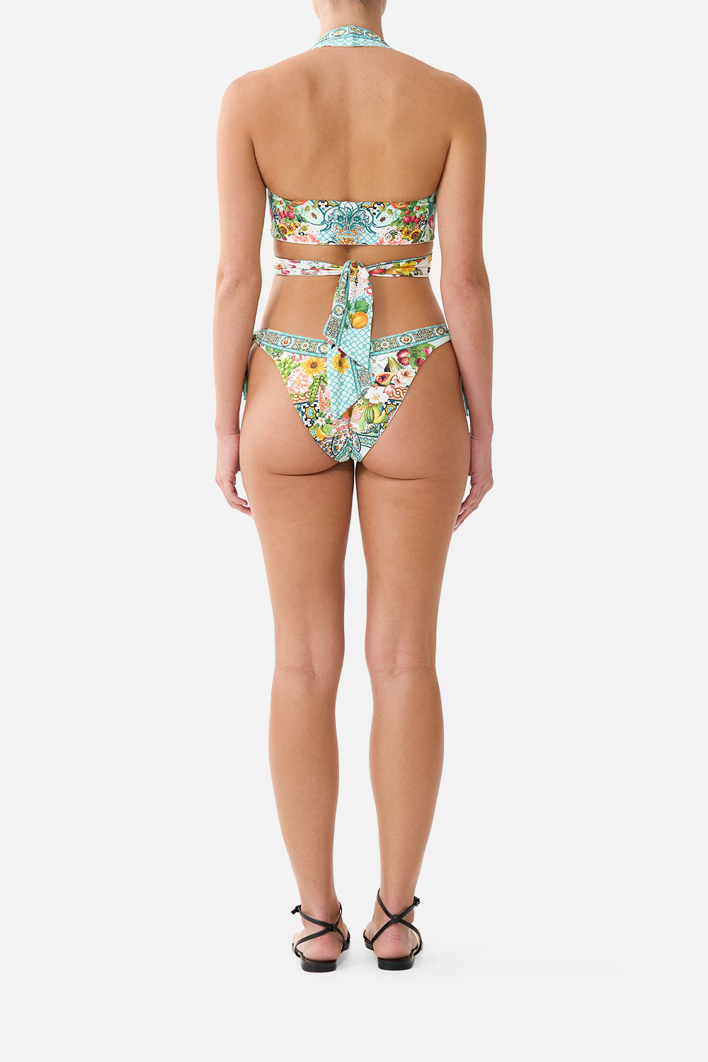 The CAMILLA REVERSIBLE MULTI WEAR TIE HALTER BIKINI SET MAGIC OF THE MERCADO