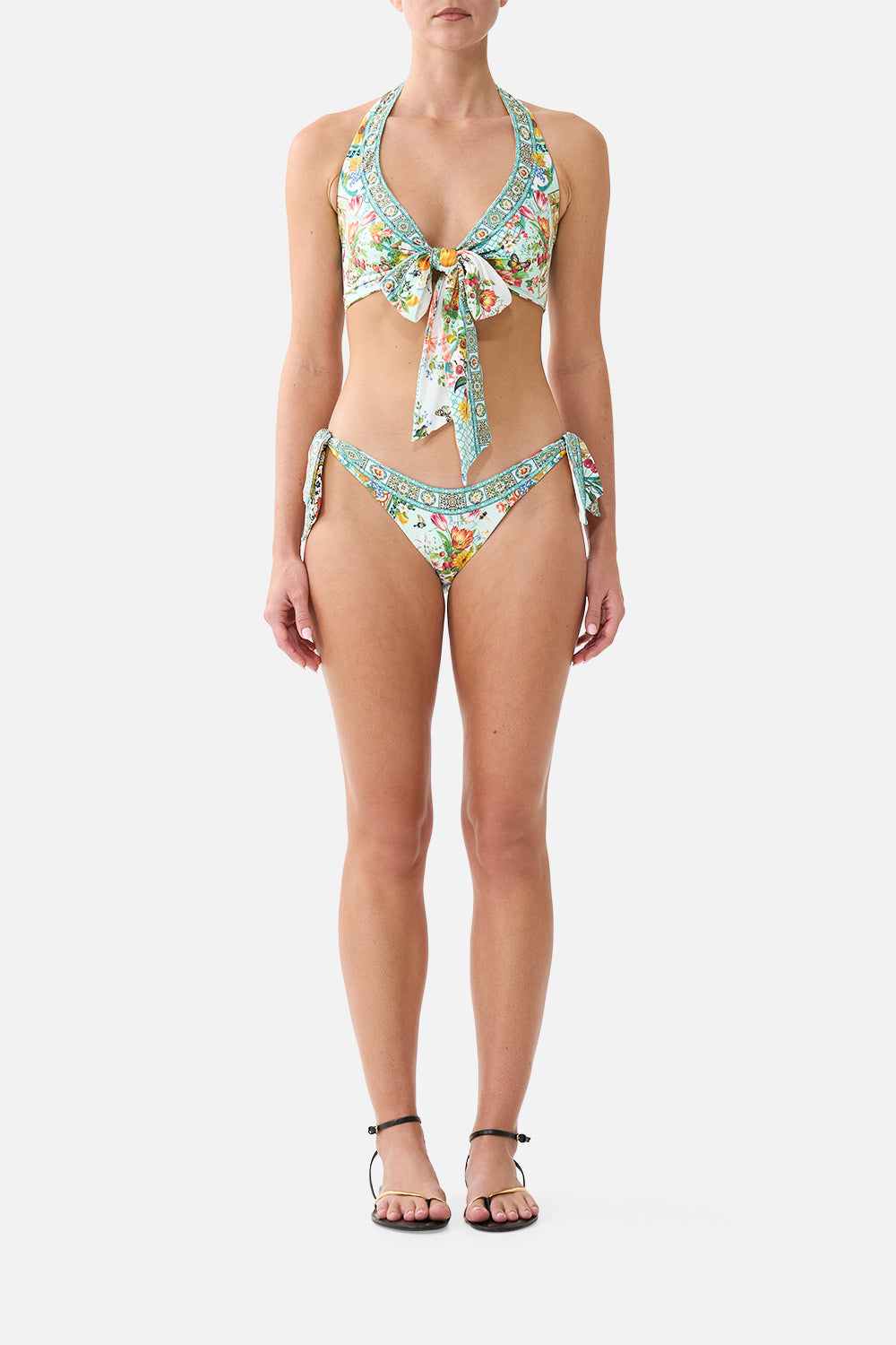 The CAMILLA REVERSIBLE MULTI WEAR TIE HALTER BIKINI SET MAGIC OF THE MERCADO