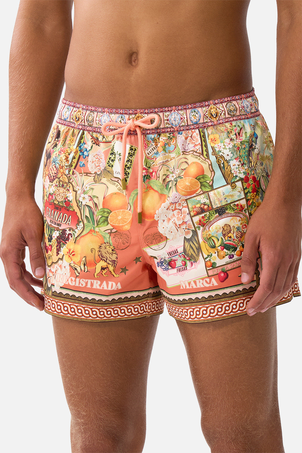 The CAMILLA SHORT LENGTH BOARDSHORT WITH ELASTIC WAIST VA VA VINTAGE