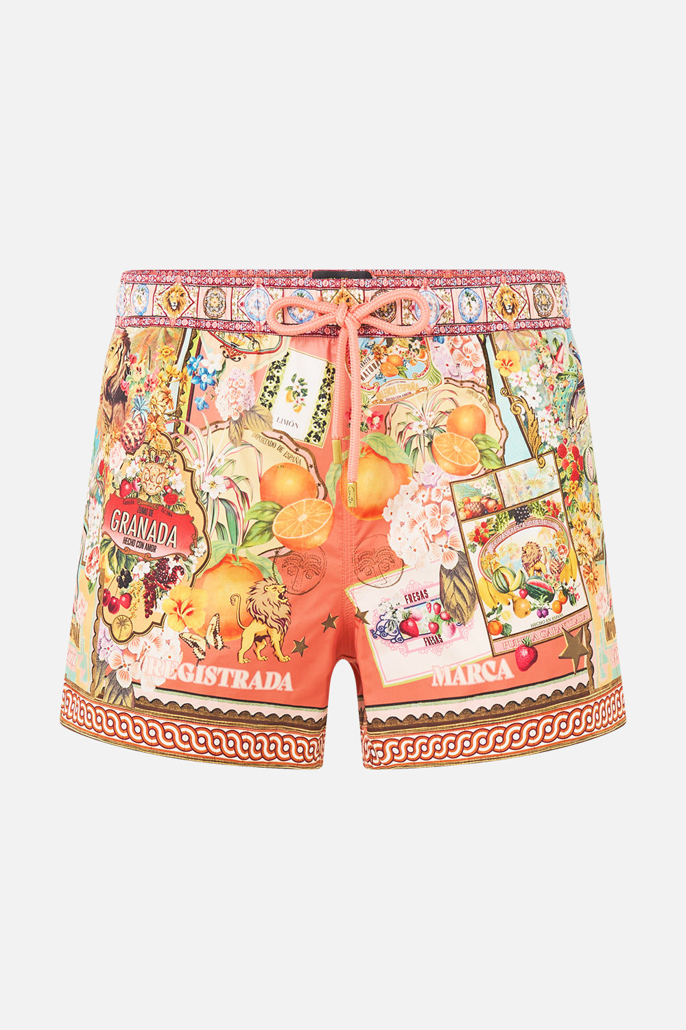The CAMILLA SHORT LENGTH BOARDSHORT WITH ELASTIC WAIST VA VA VINTAGE